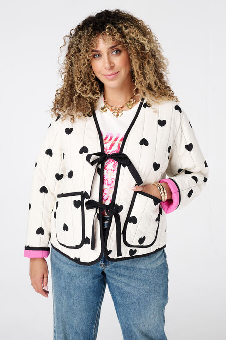 Cazadora reversible con estampado Cazadora reversible con estampado