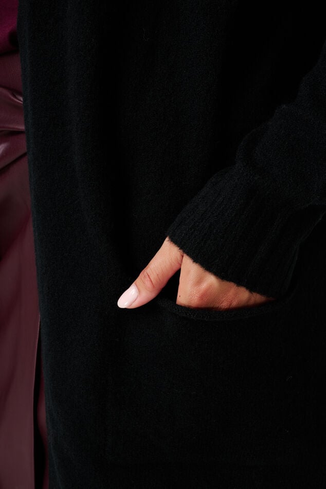 Chaqueta de punto media con bolsillos image number 6