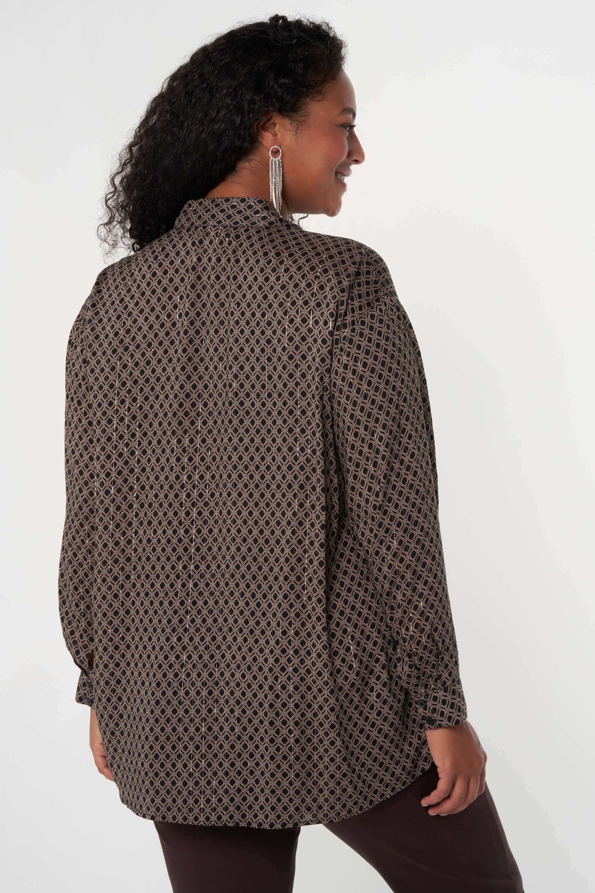 Blusa ligera con estampado image number 4