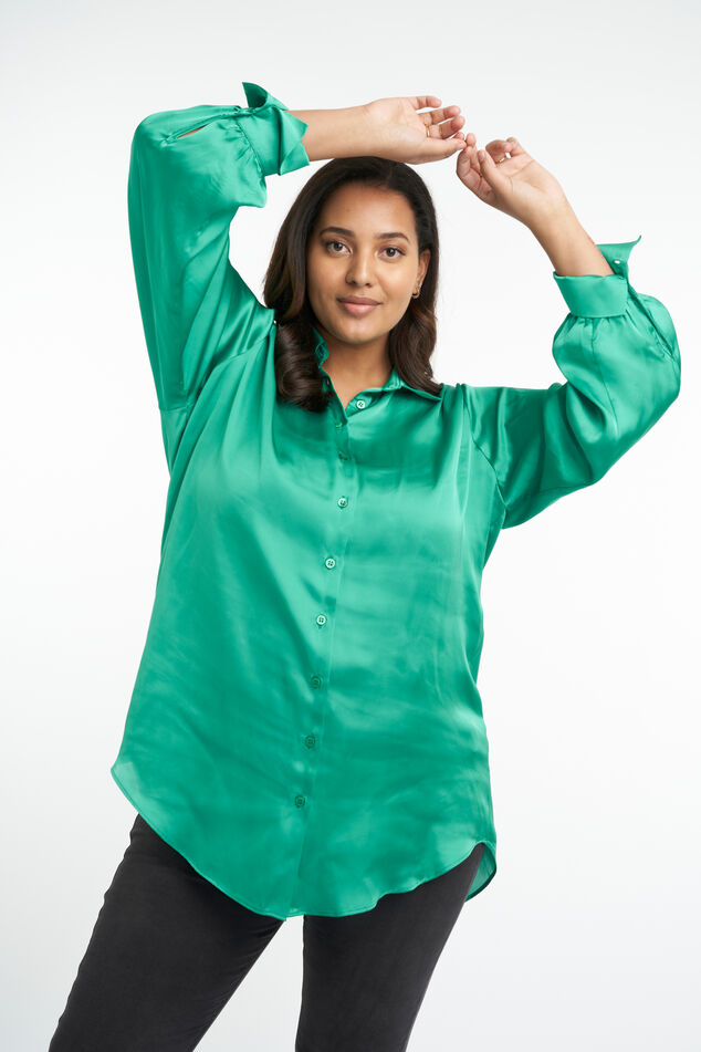 Blusa de satén image number 0