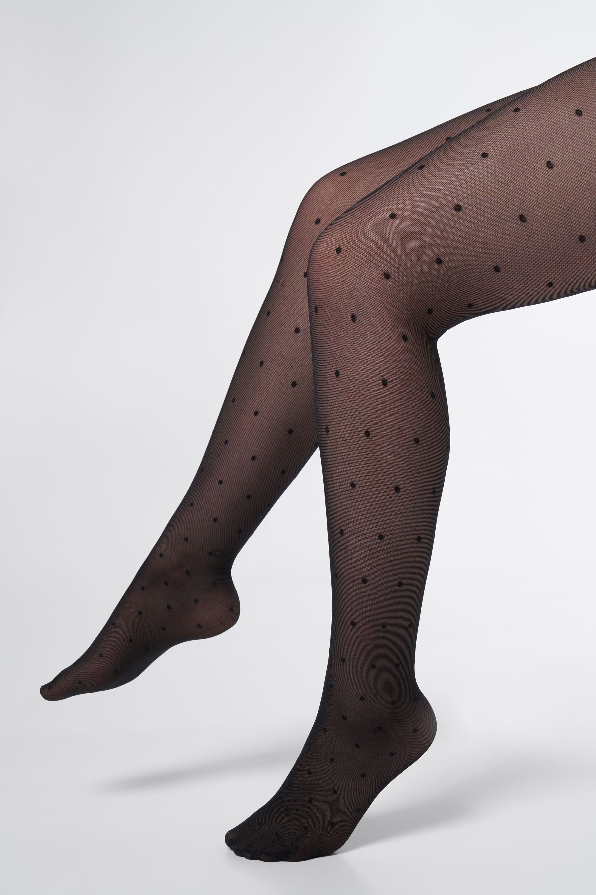 Medias con estampado de lunares image number 1