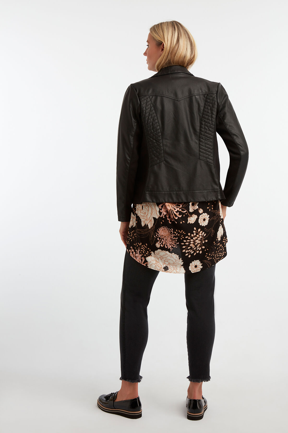 Chaqueta de cuero PU image number 5