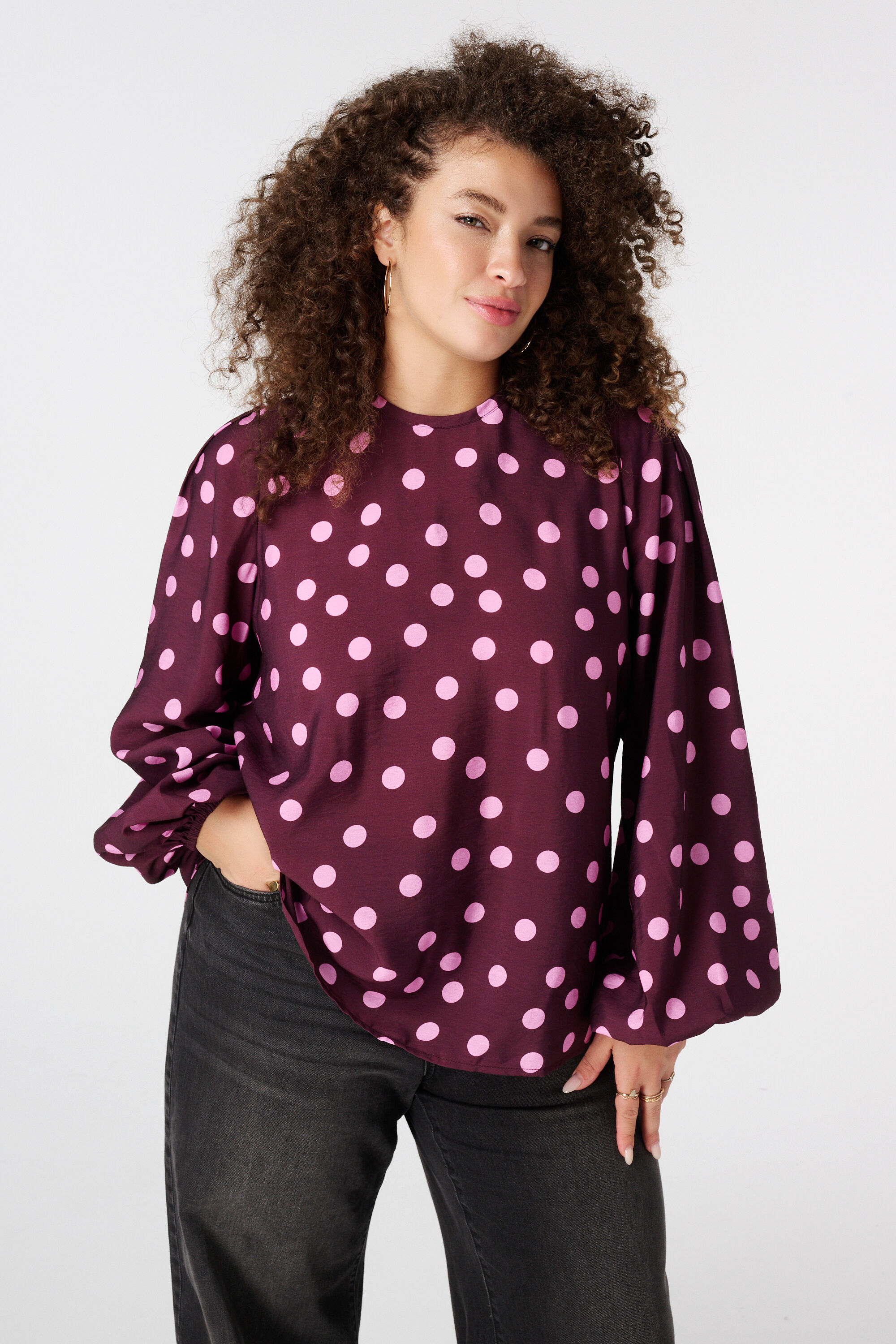 Blusa con lunares
