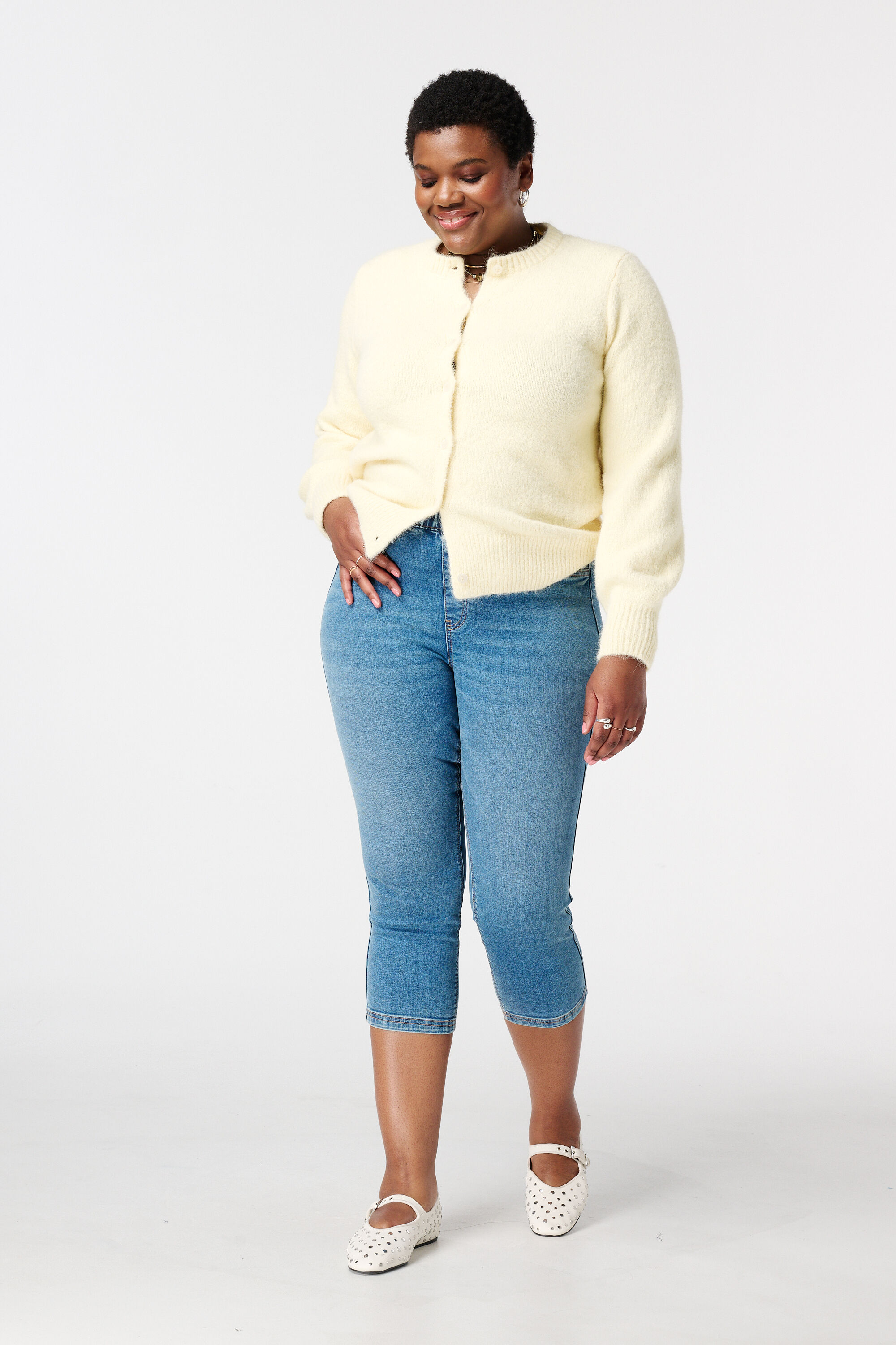 Treggings con aspecto denim