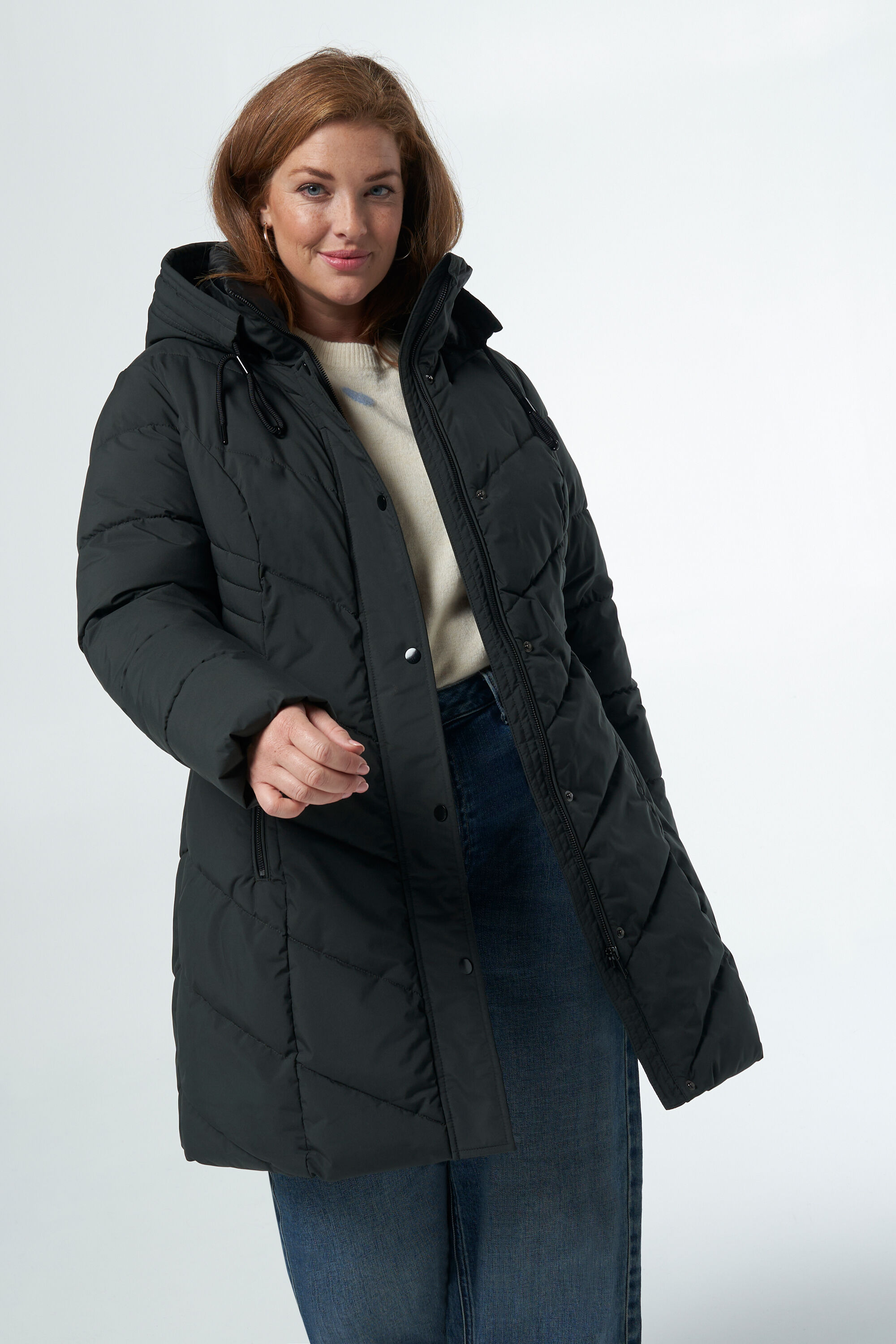 Chaqueta acolchada con pespunte image number 5