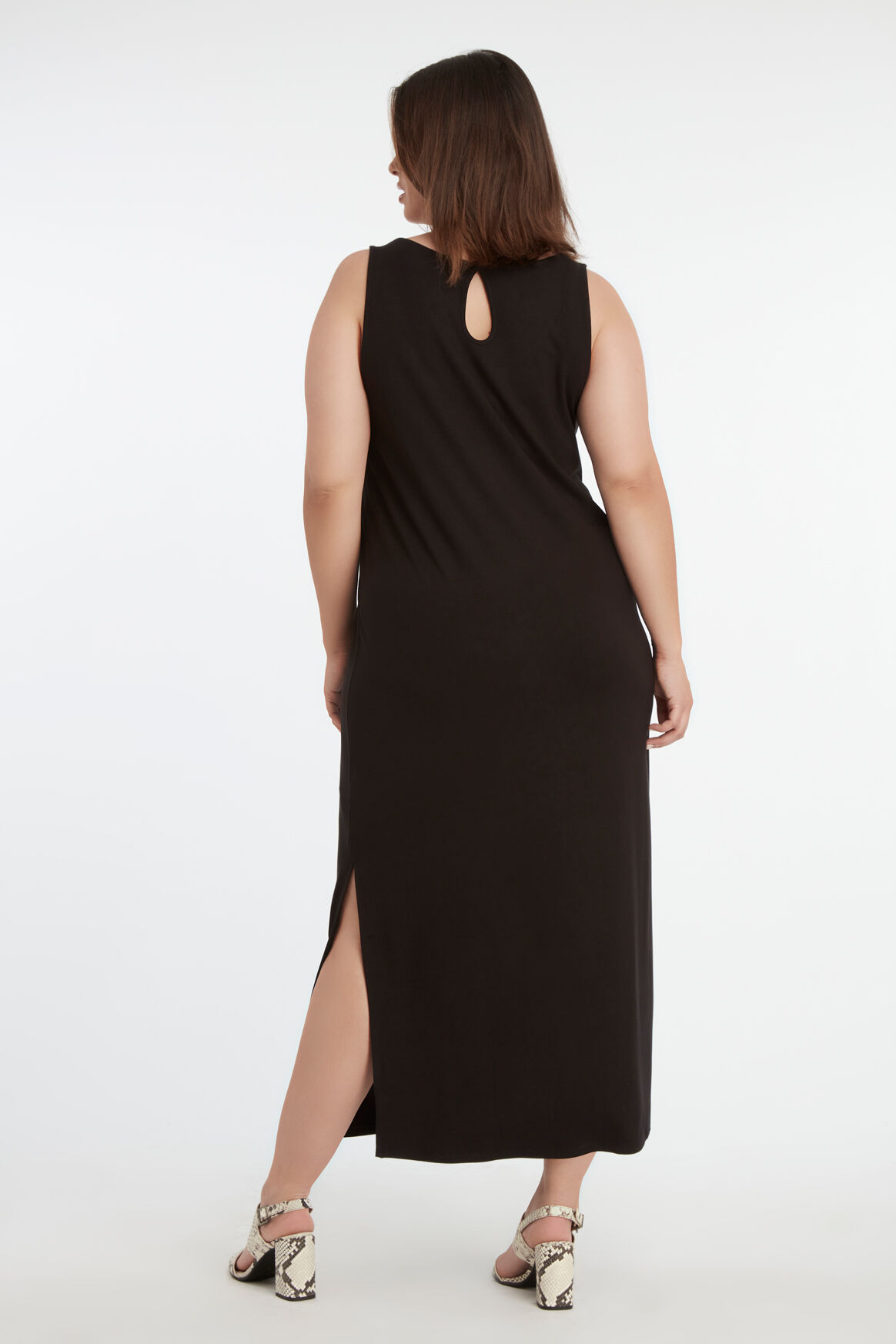 Maxivestido con abertura image number 4