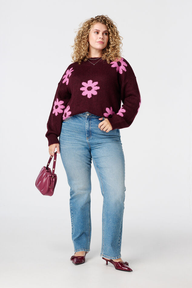 Jersey con estampado floral image number 5