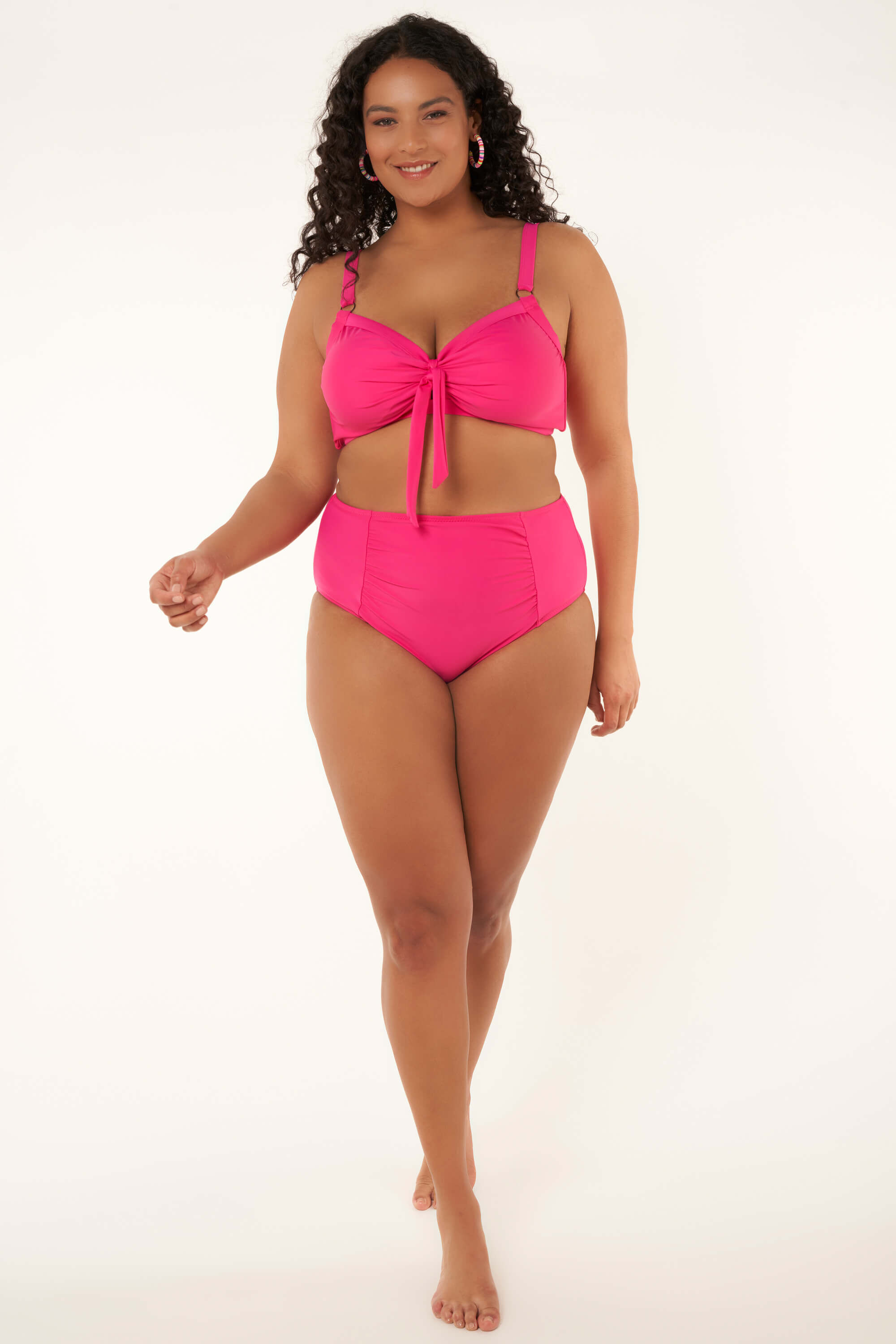 Sujetador de bikini con efecto anudado image number 7