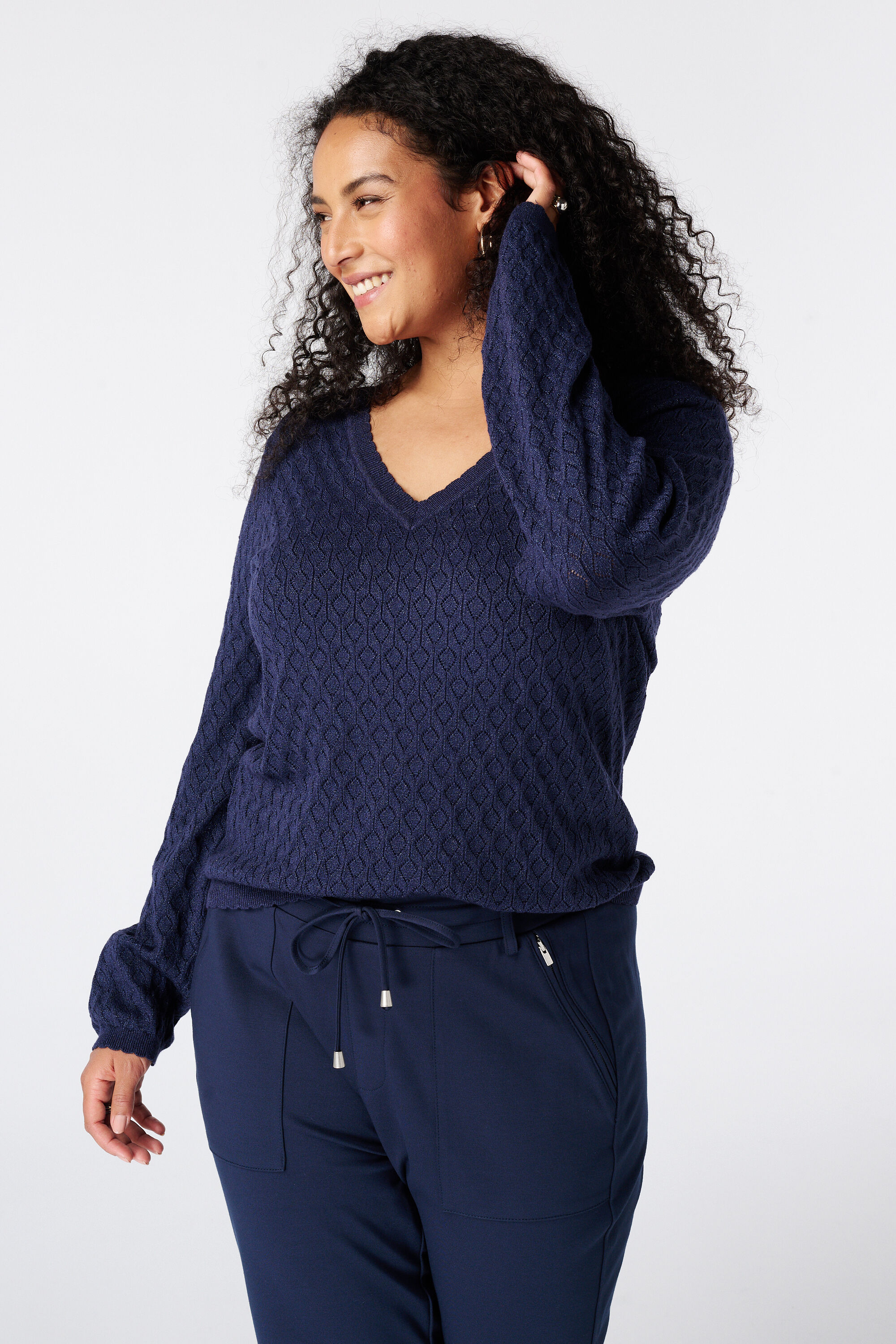 Pantal&oacute;n tapered con cintura el&aacute;stica