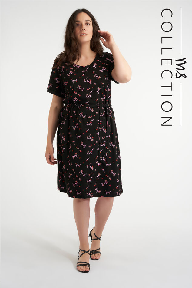 Vestido con cinto image number 0