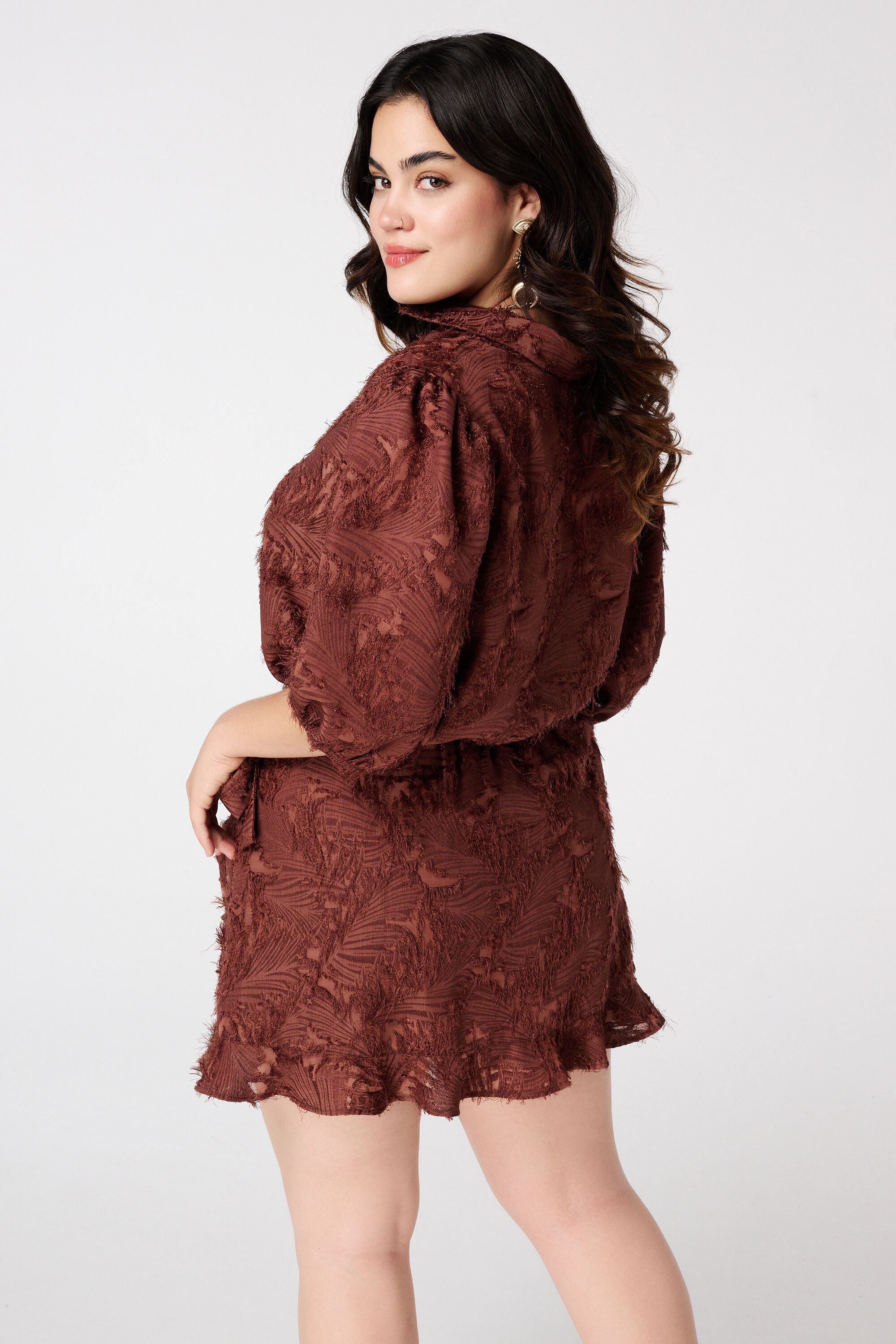 Skort con efecto cruzado image number 3