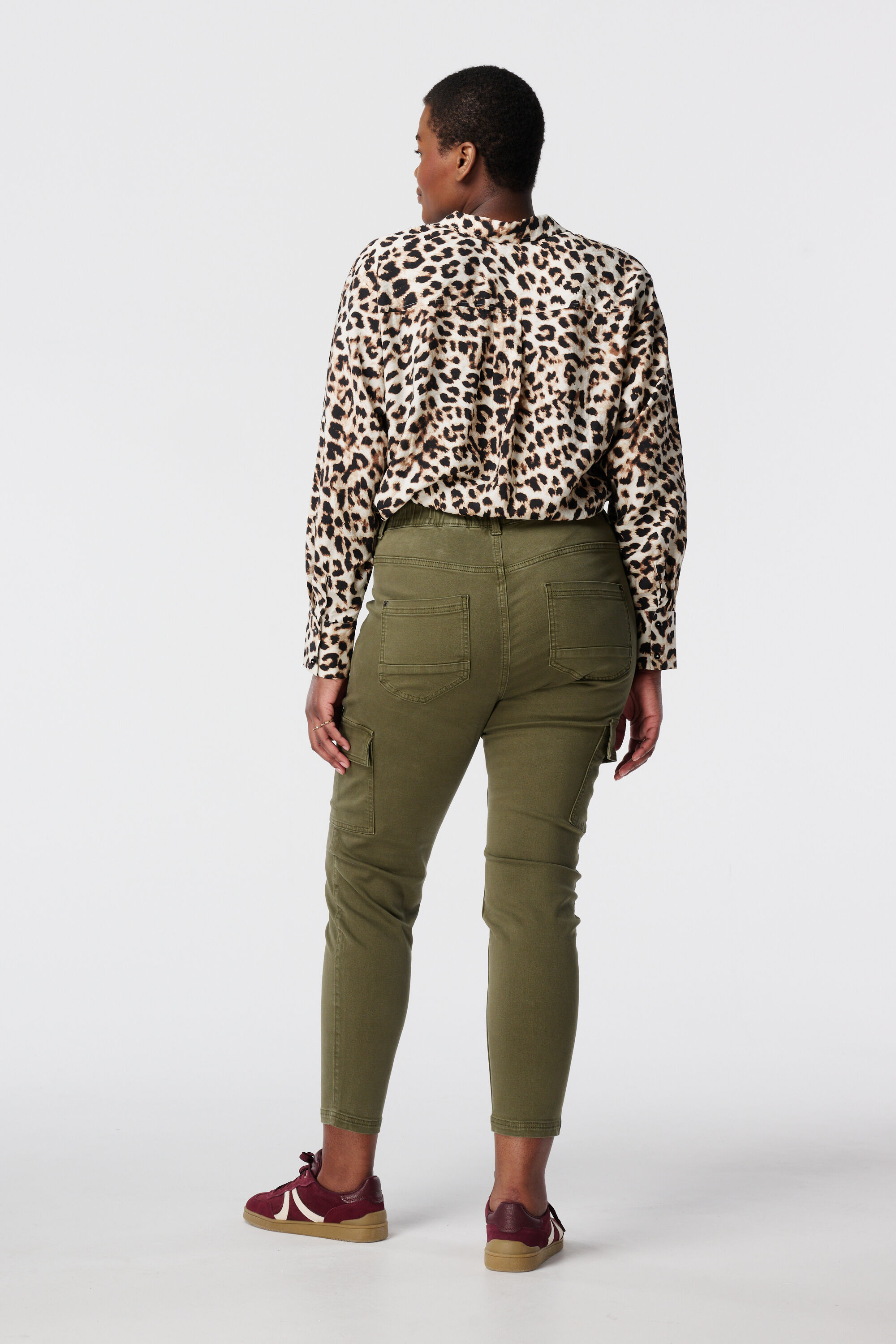 Treggings cargo de corte pitillo image number 3