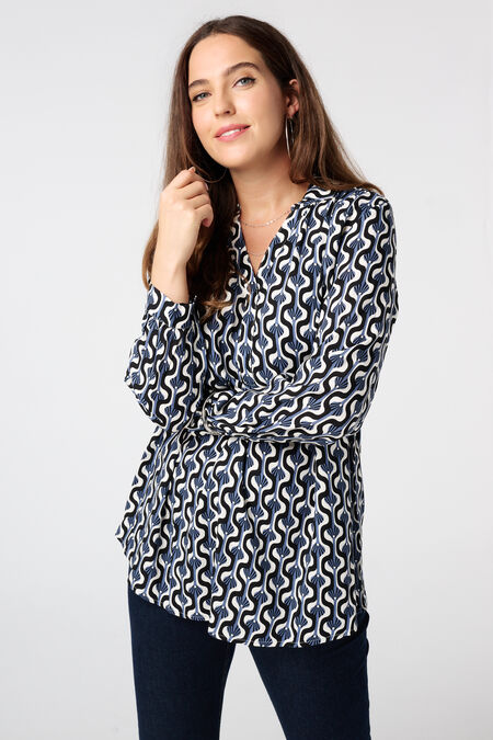 Blusa oversize con estampado Blusa oversize con estampado