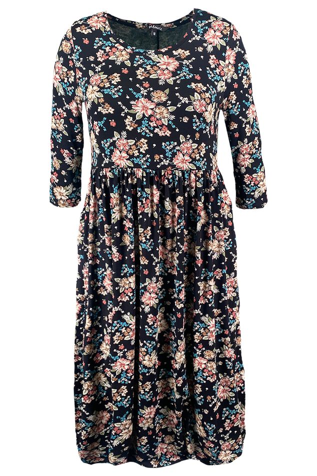 Vestido largo con estampado  image number 1