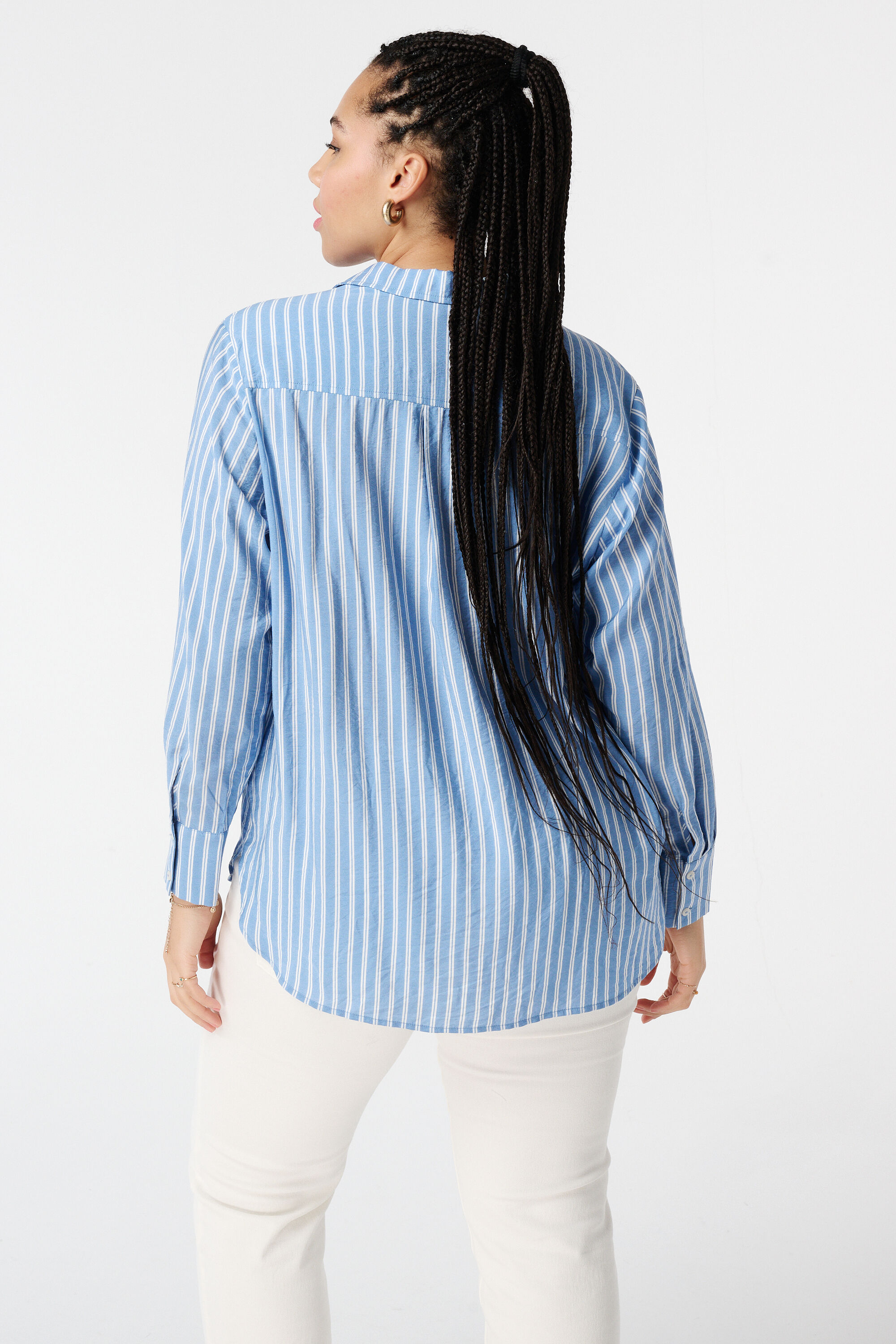 Blusa camisa de rayas image number 3