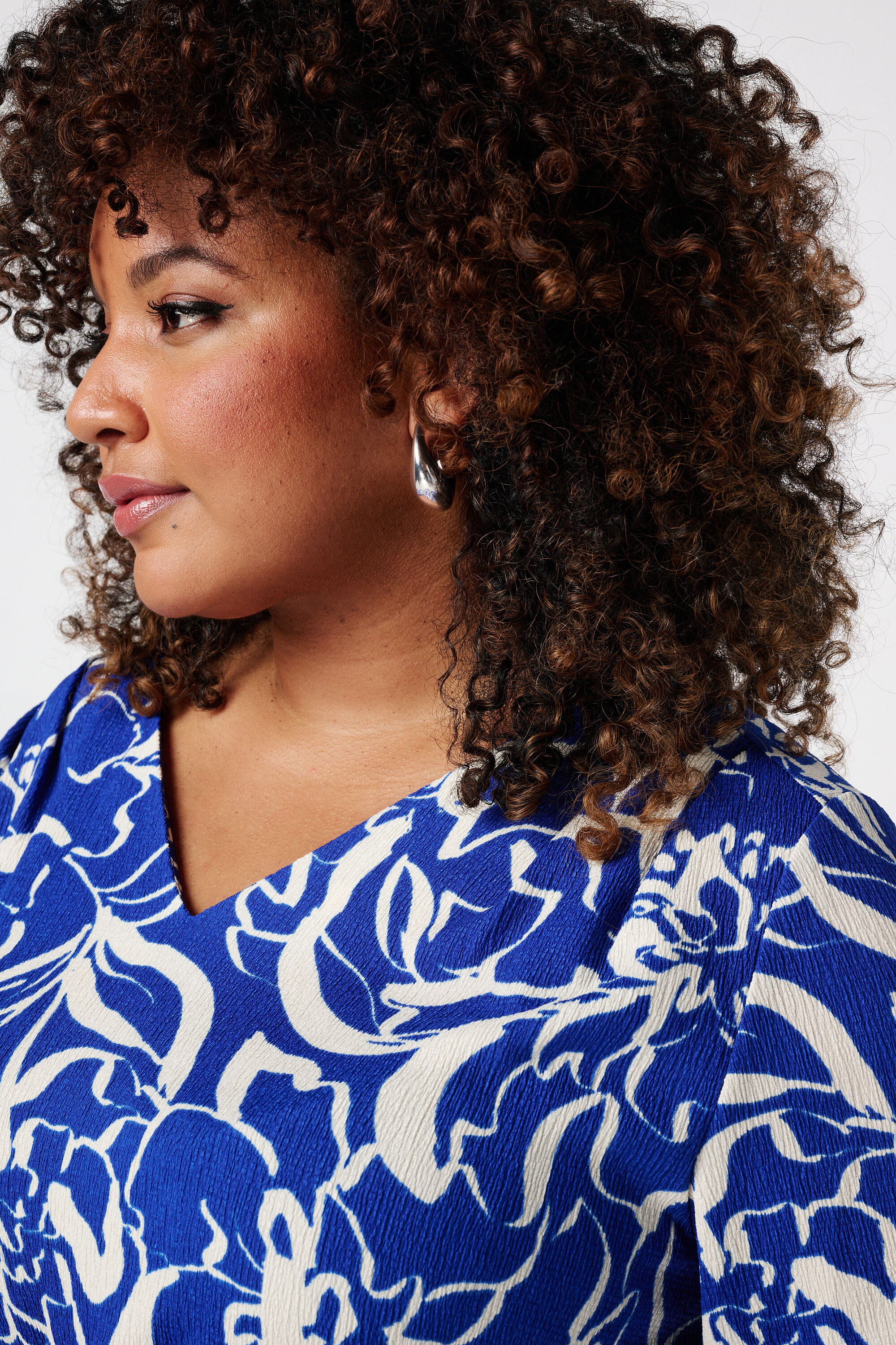 Top con manga tres cuartos image number 4