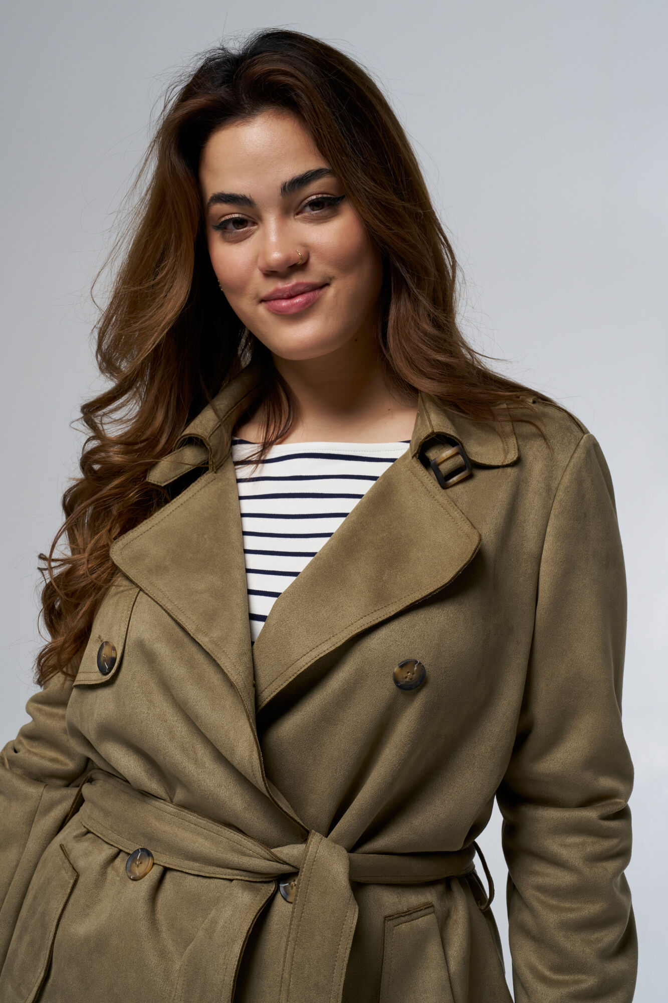 Gabardina larga image number 4