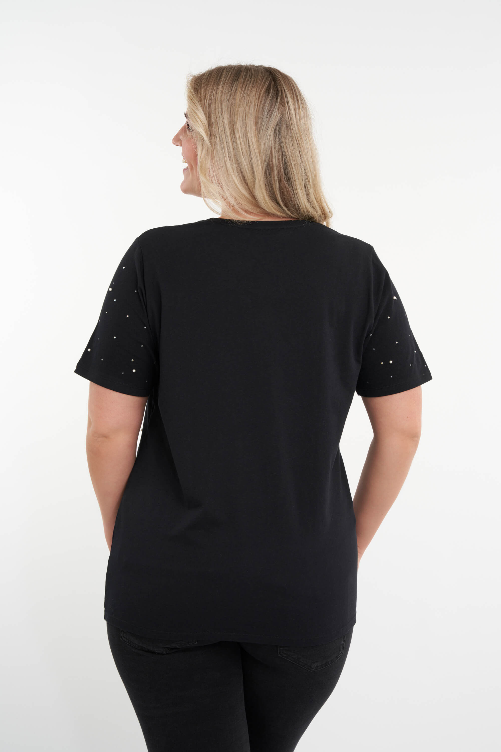 Camiseta con brillantes  image number 3