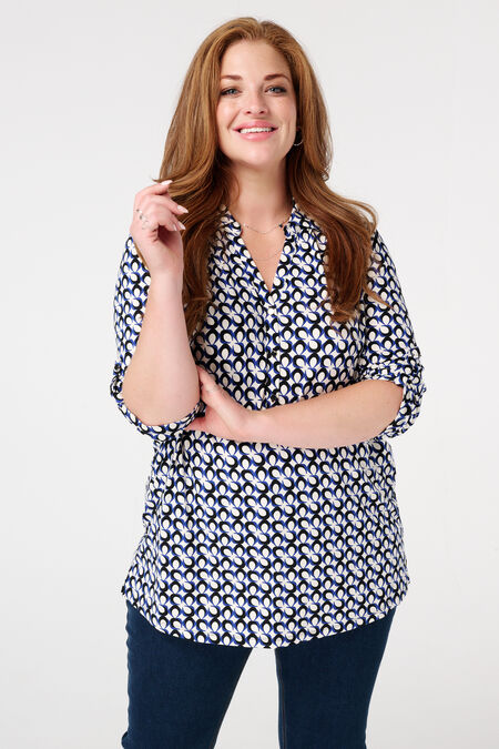 Top de jersey con estampado Top de jersey con estampado