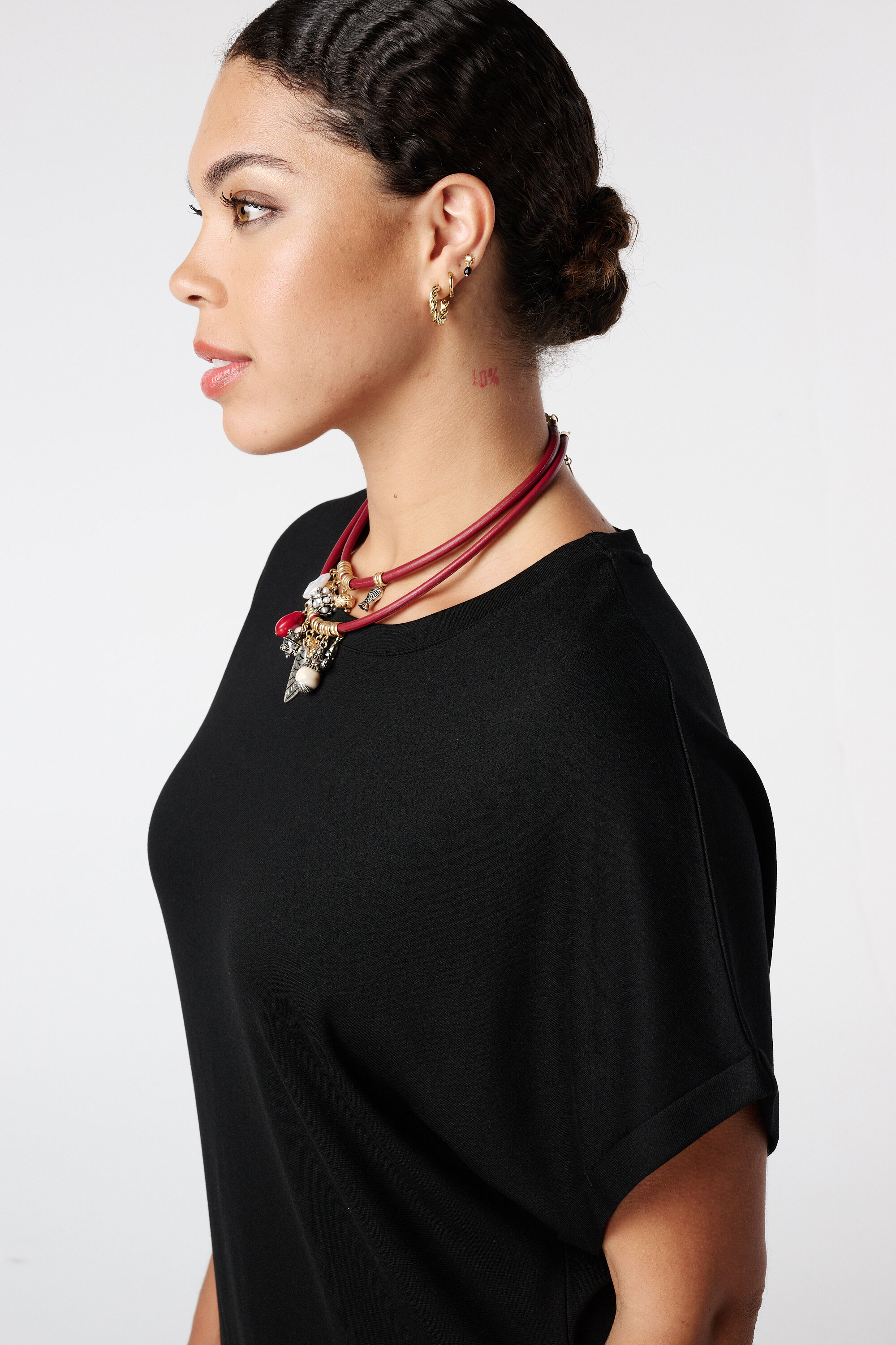 Vestido largo y el&aacute;stico image number 4