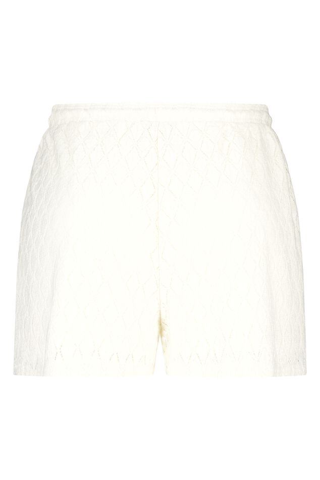 Shorts con diseño de ganchillo image number 2