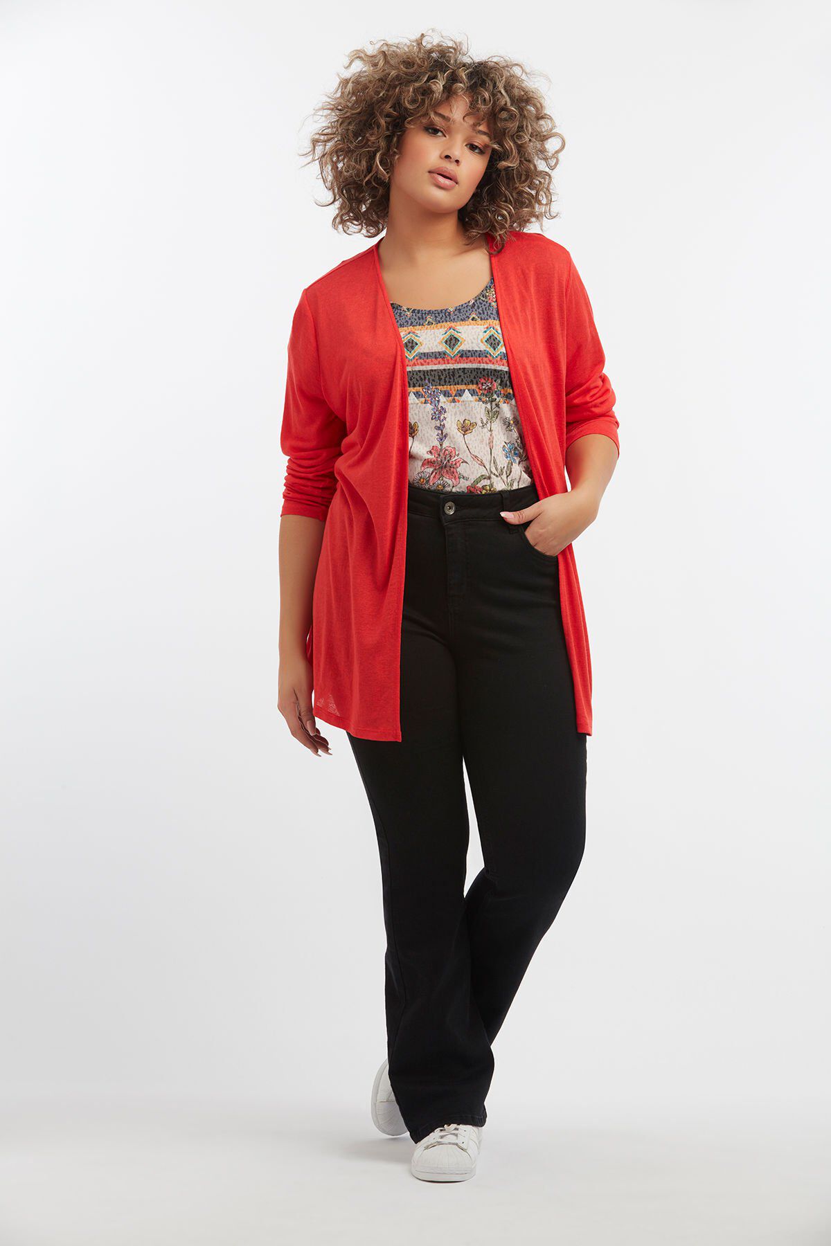 C&aacute;rdigan fino abierto image number 4