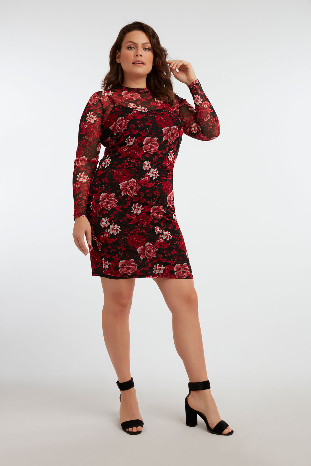 Vestido semitransparente image number 4