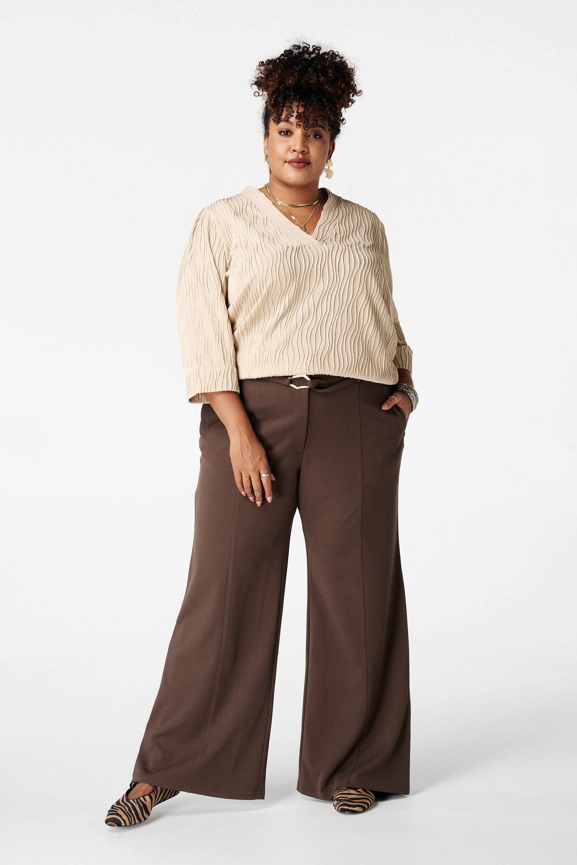 Top con estructura ondulada image number 5