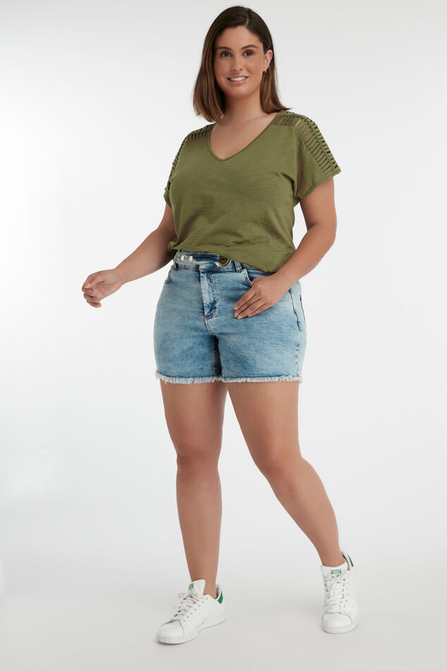 Shorts con hebilla image number 0