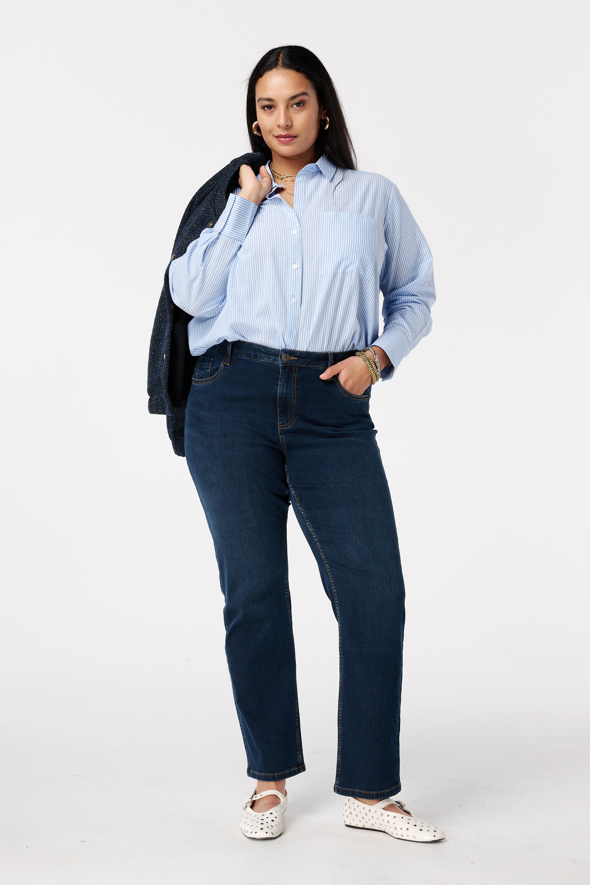 Vaqueros de pierna recta LILY