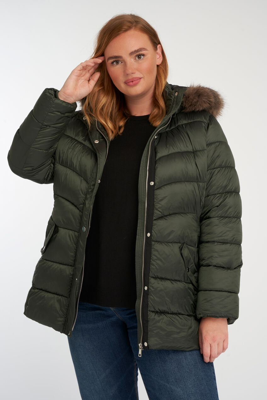 Chaqueta acolchada con capucha  image number 4