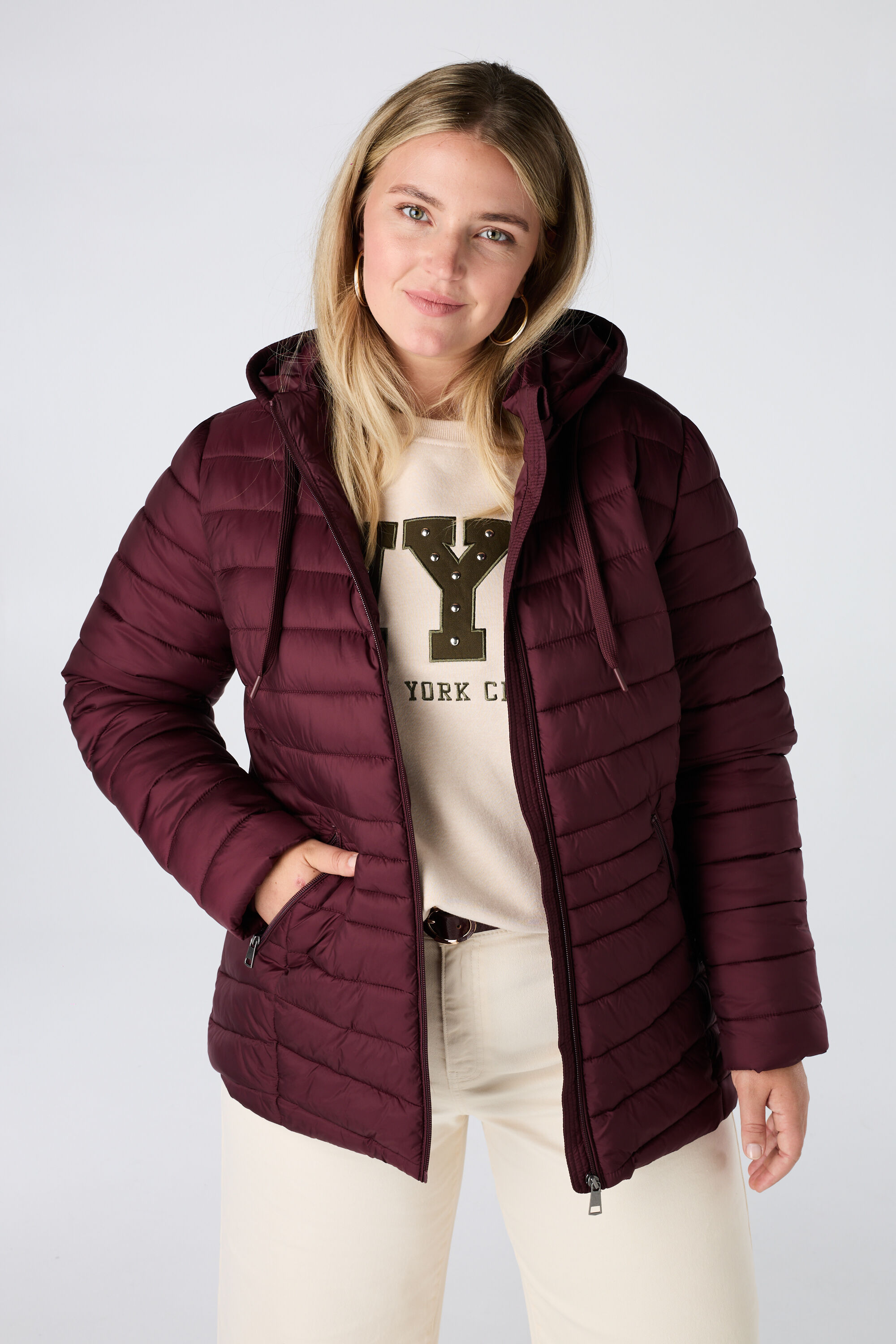 Chaqueta ligeramente acolchada