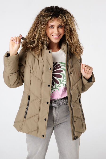 Chaqueta acolchada con capucha Chaqueta acolchada con capucha