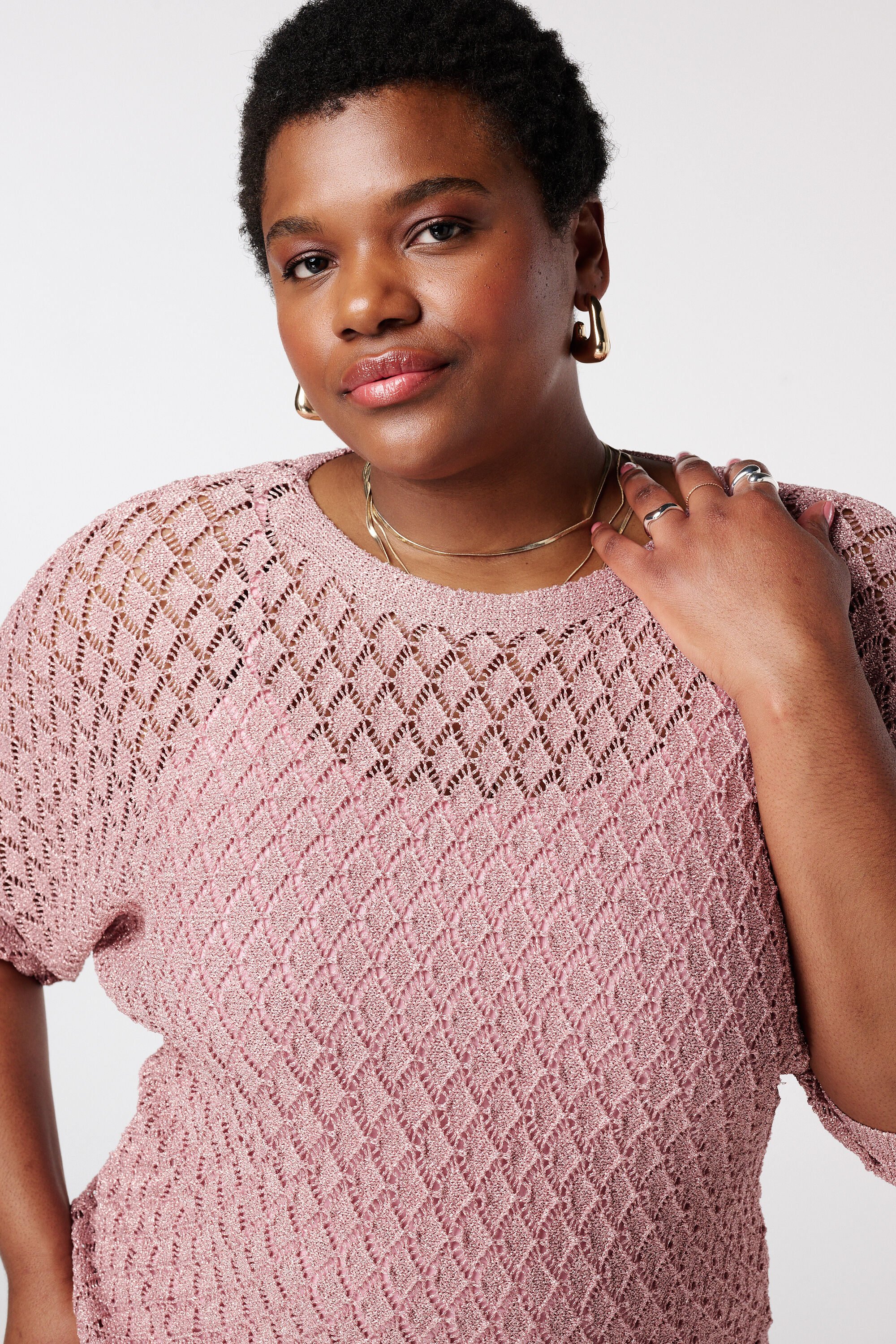 Jersey de ganchillo con l&uacute;rex image number 4