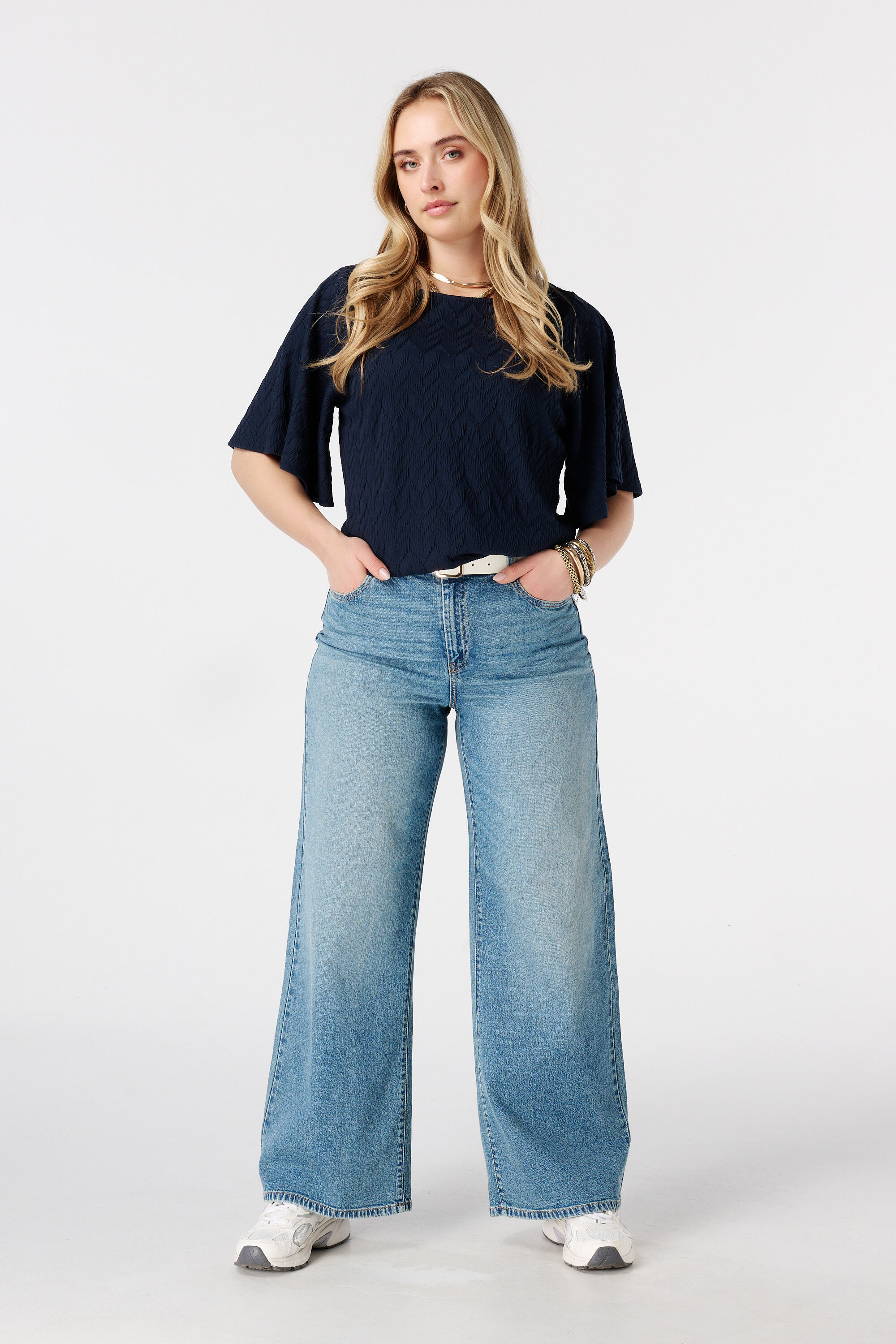 Top con escote barco image number 5