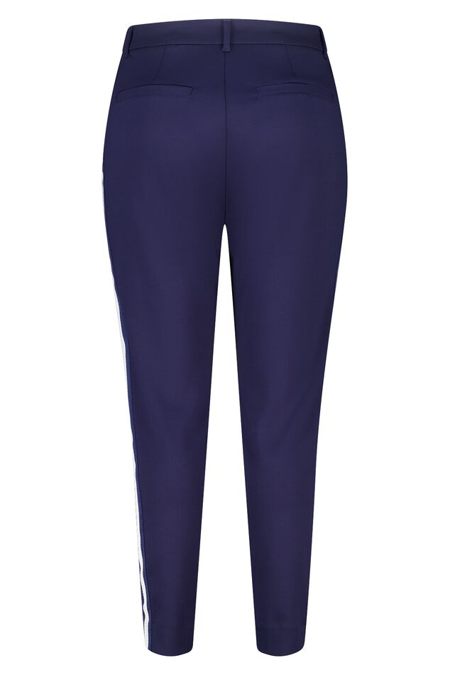 Pantalón cónico con ribete lateral image number 2