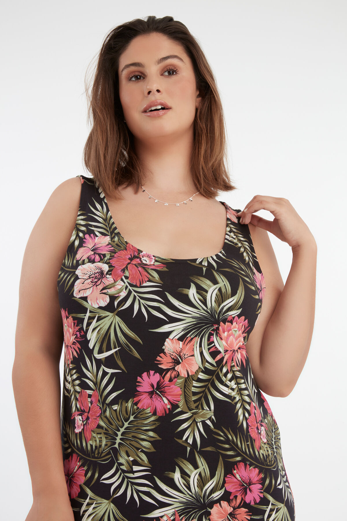 Maxivestido con abertura image number 3