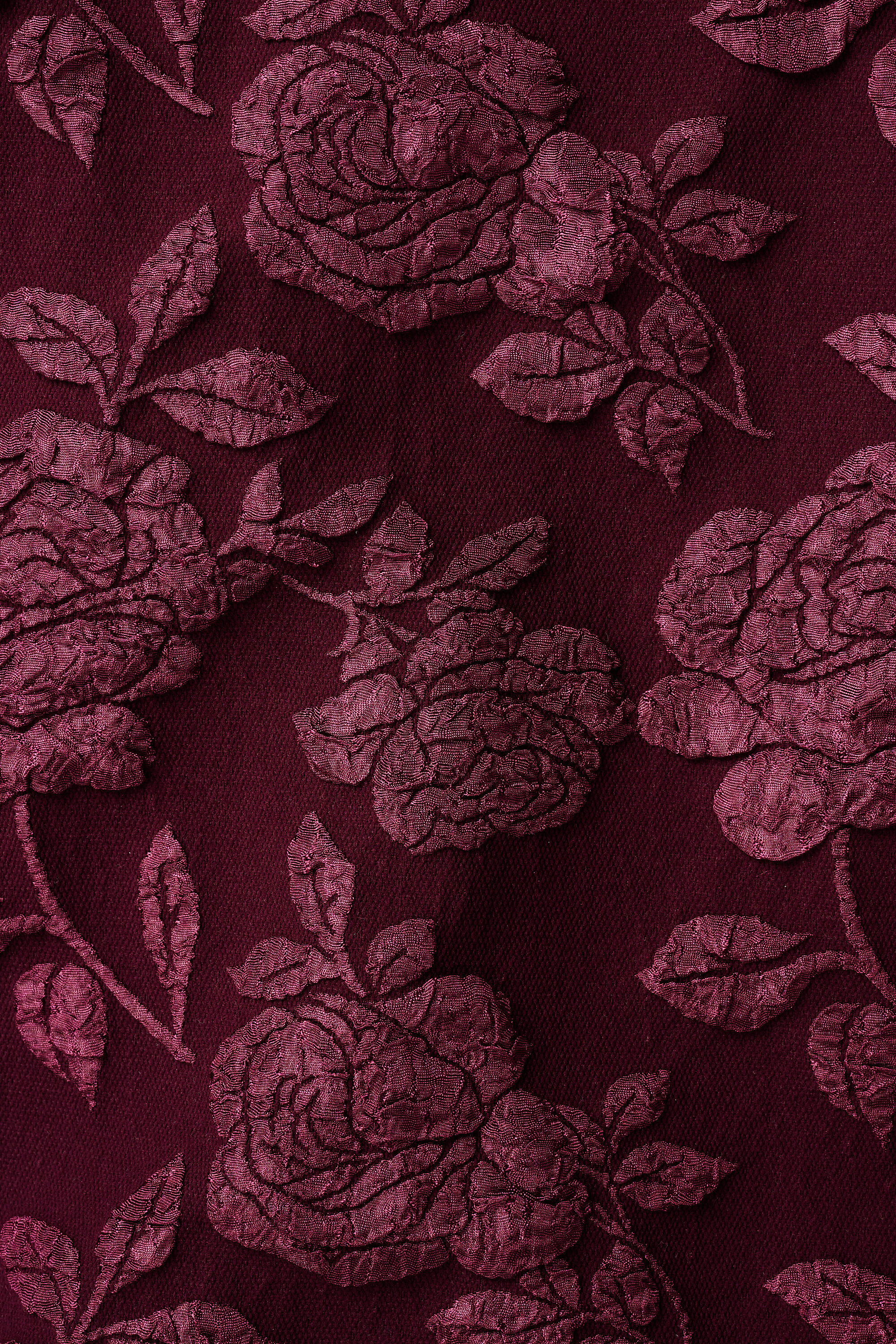 Top jacquard con mangas abullonadas image number 6