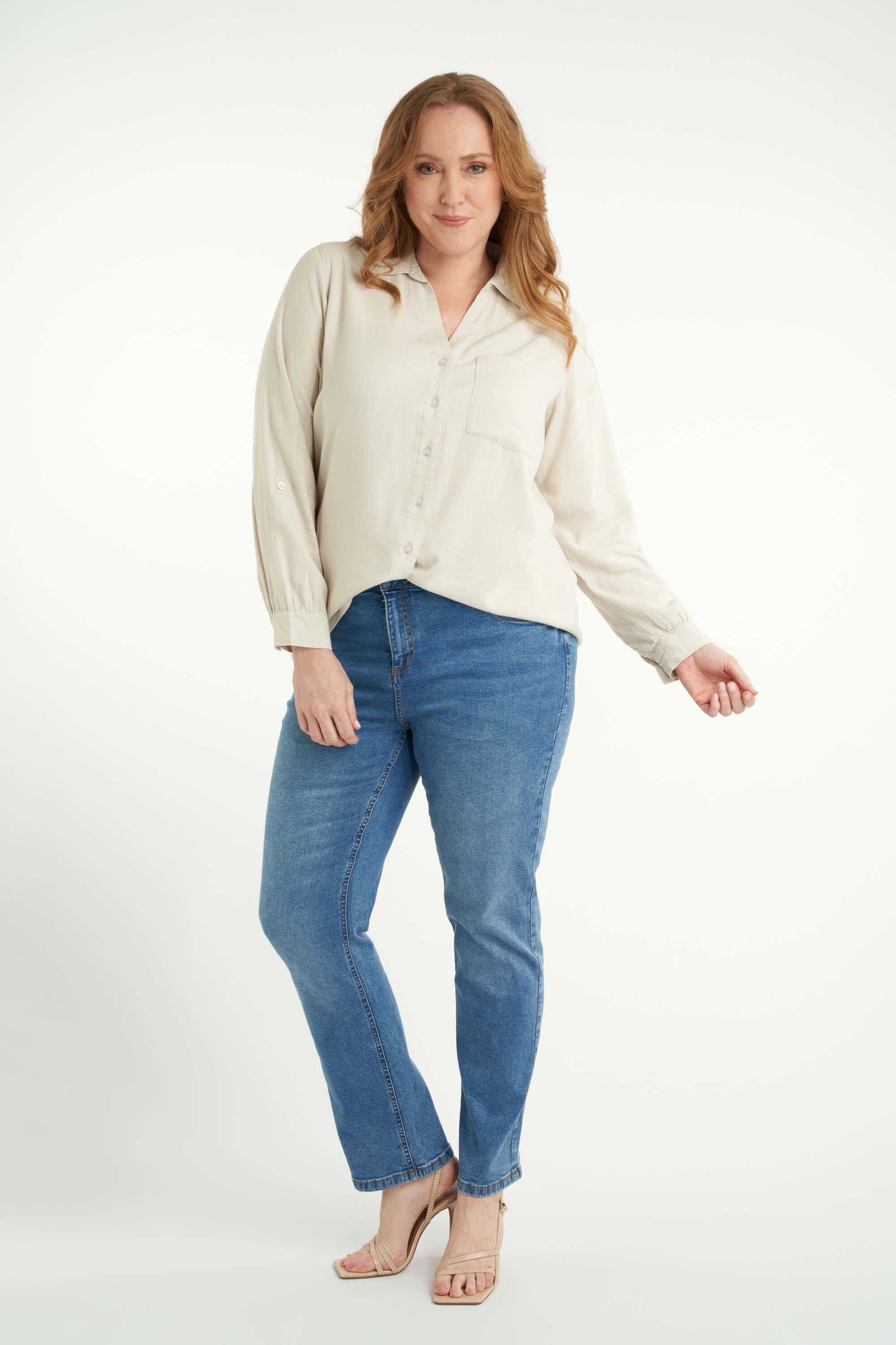 Blusa de lino  image number 7