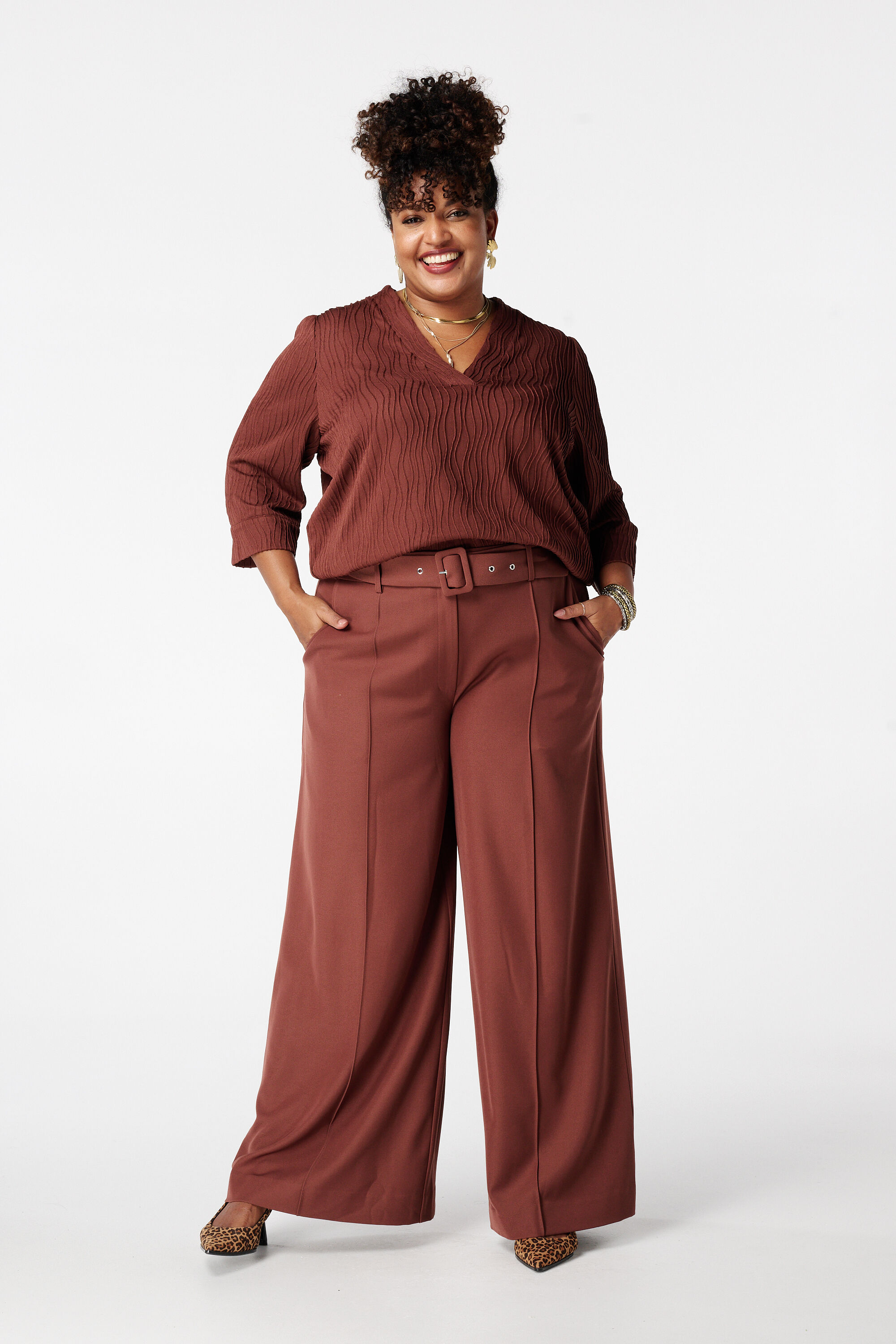 Top con estructura ondulada image number 5