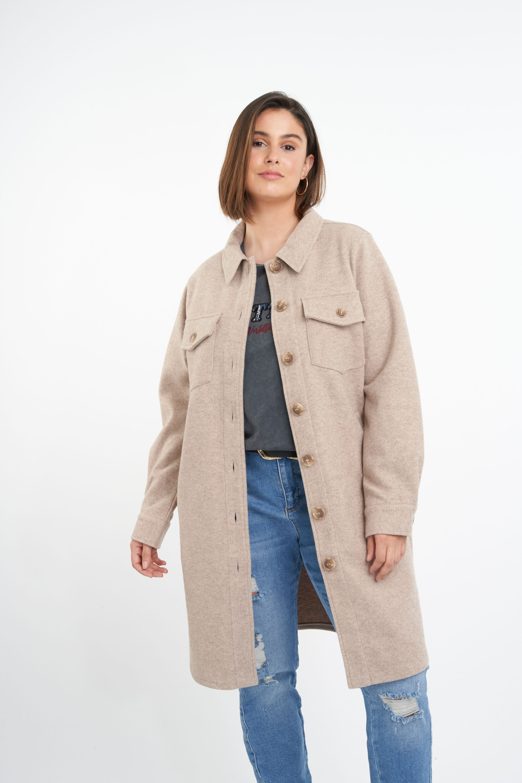 Sobrecamisa larga image number 5