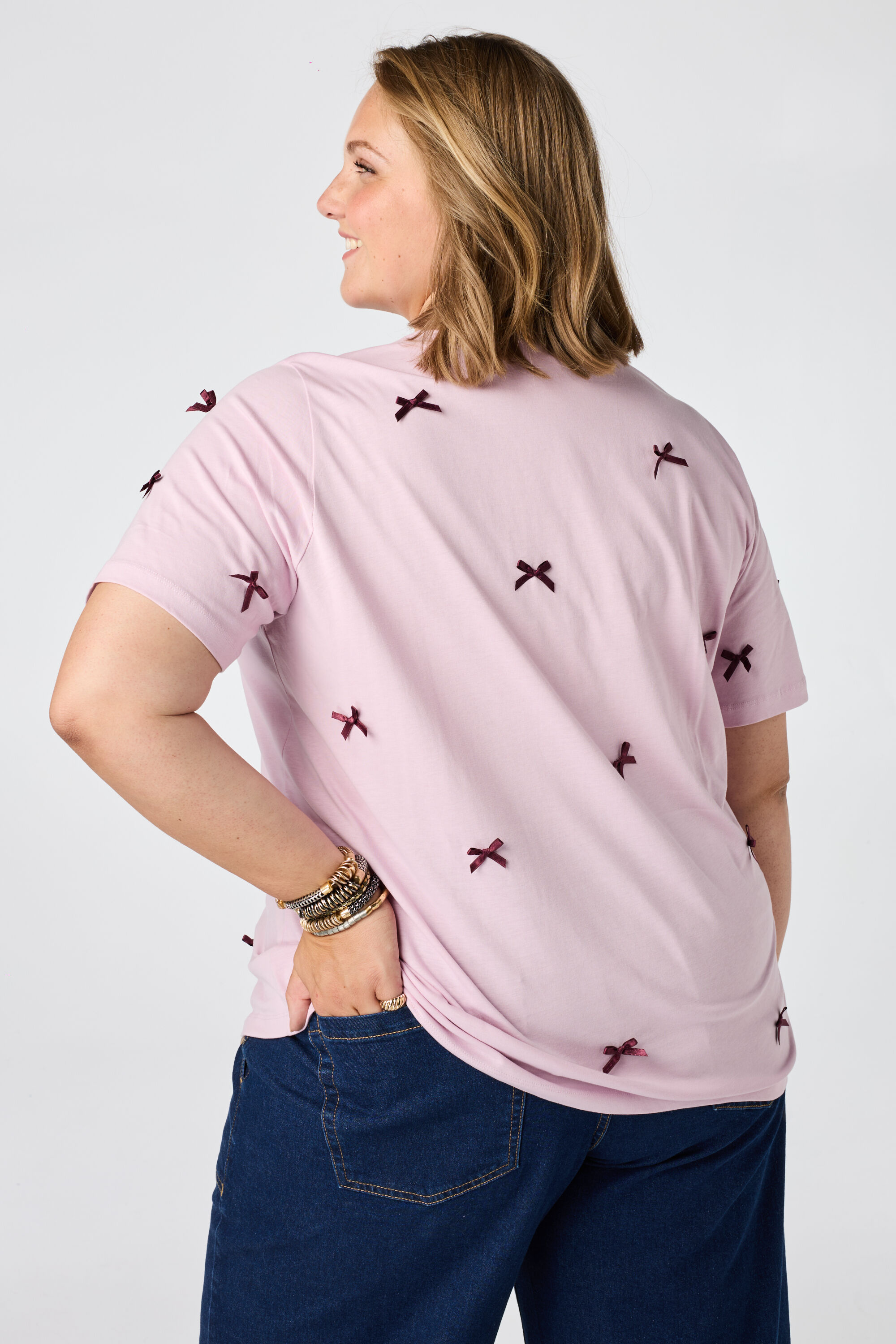 Camiseta con lazos de sat&eacute;n image number 3