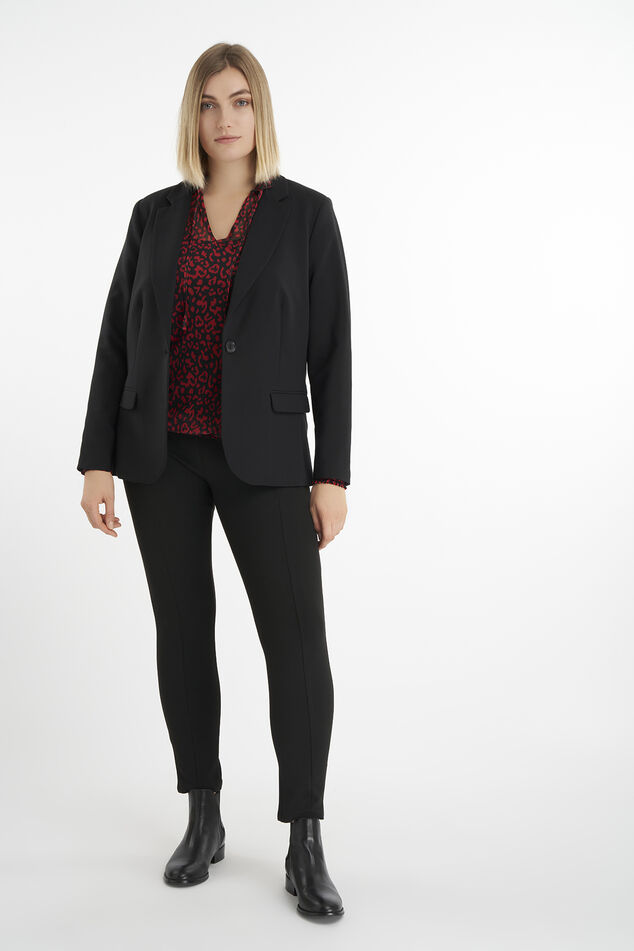 Tregging con cremalleras de adorno image number 0