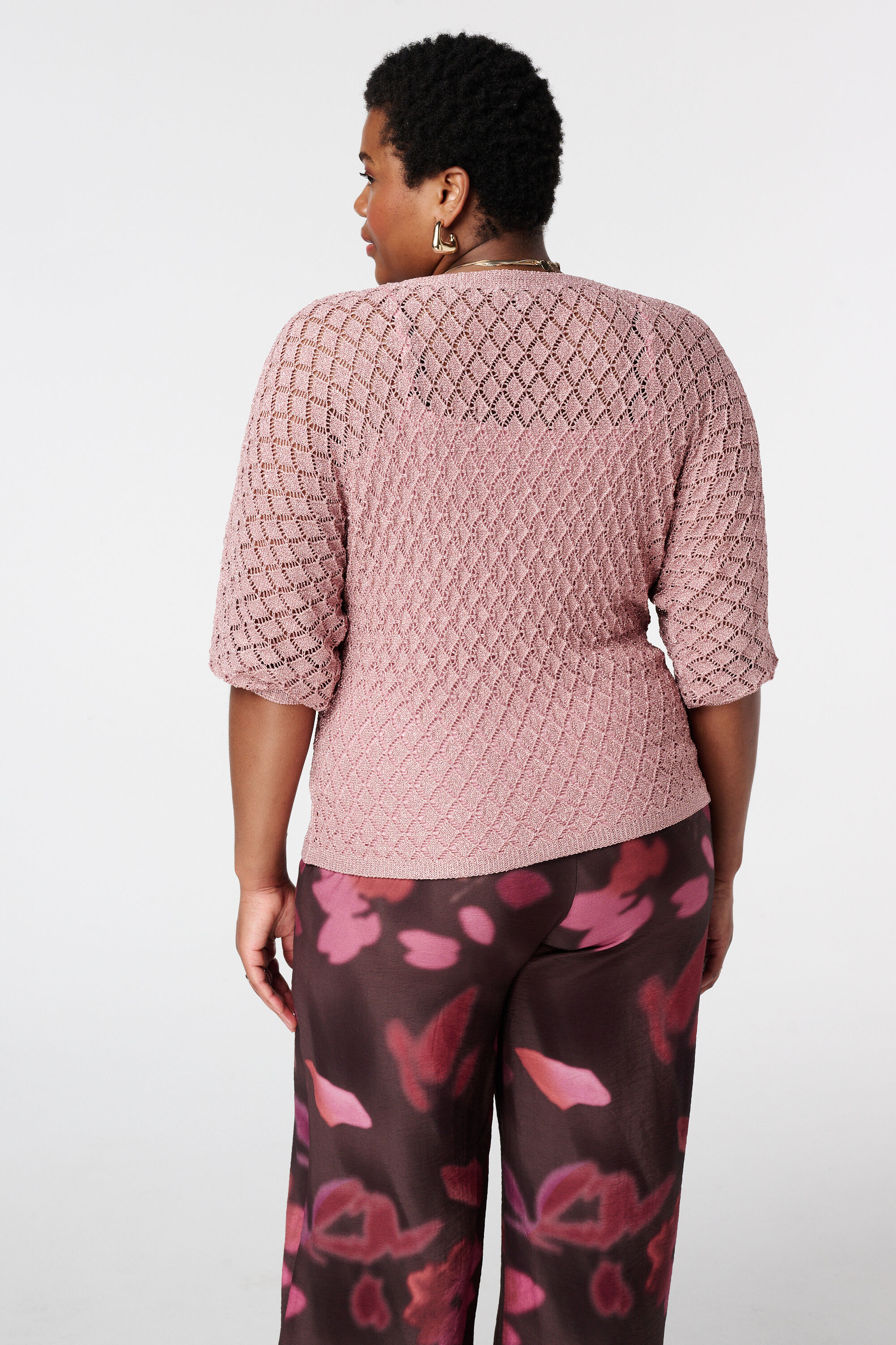 Jersey de ganchillo con l&uacute;rex image number 3