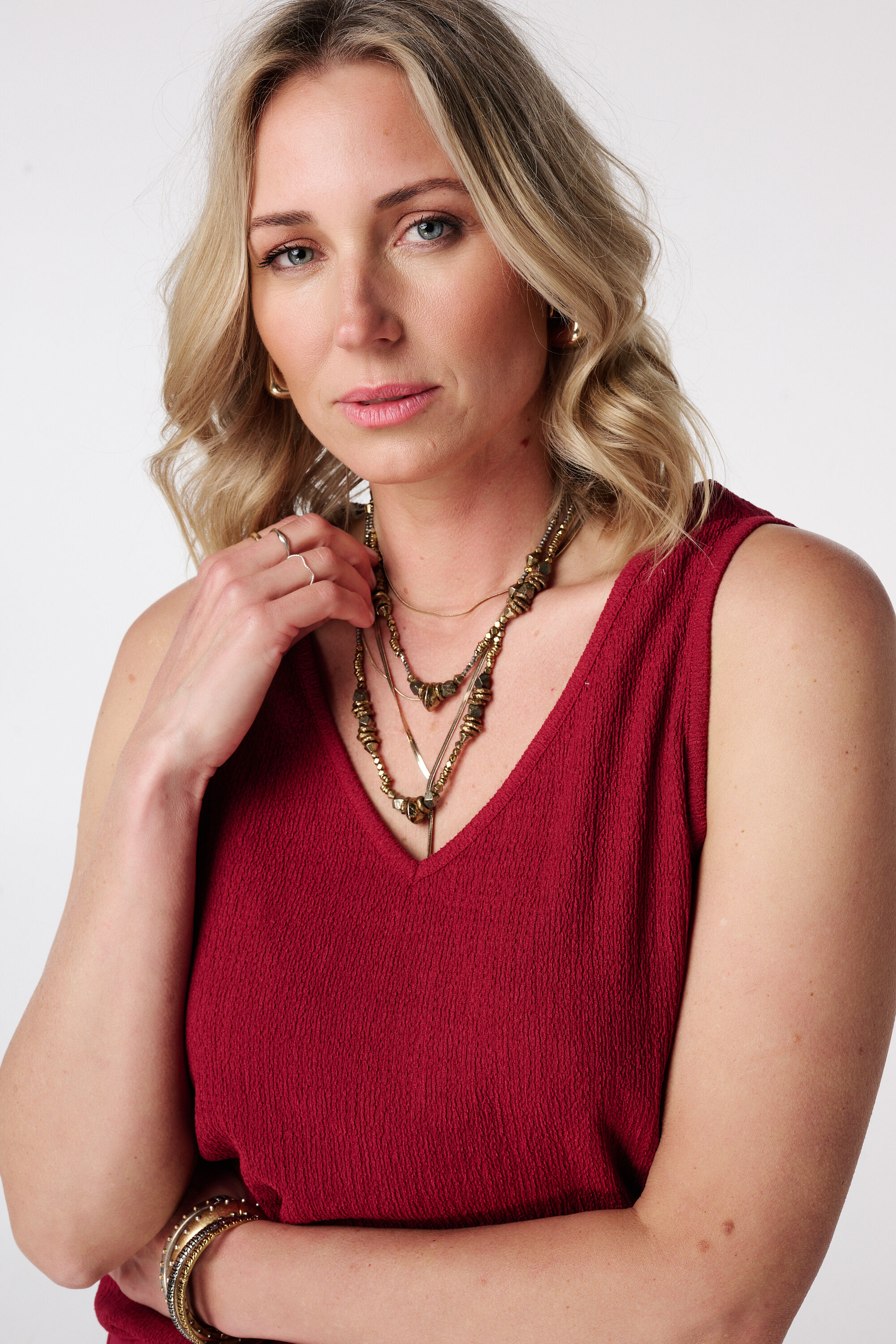 Top sin mangas con textura image number 4