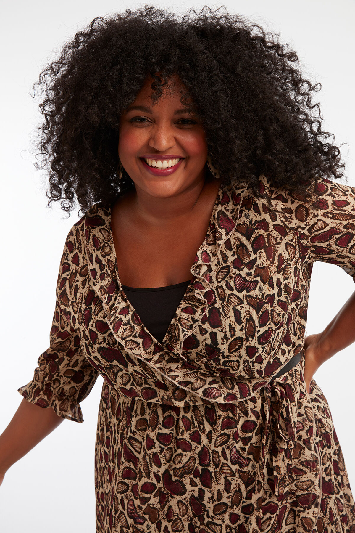 Vestido cruzado image number 3