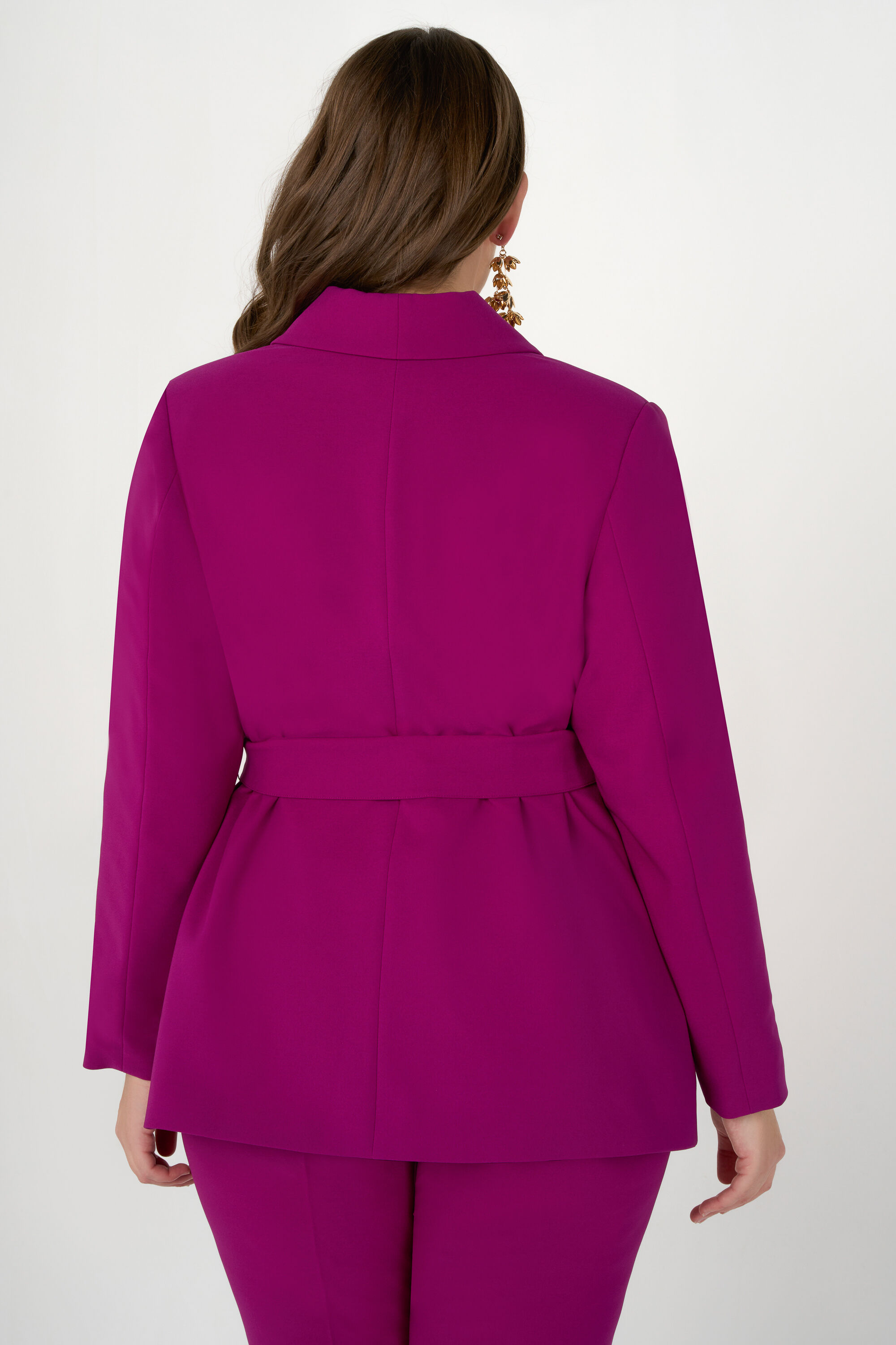 Blazer con cinto image number 3