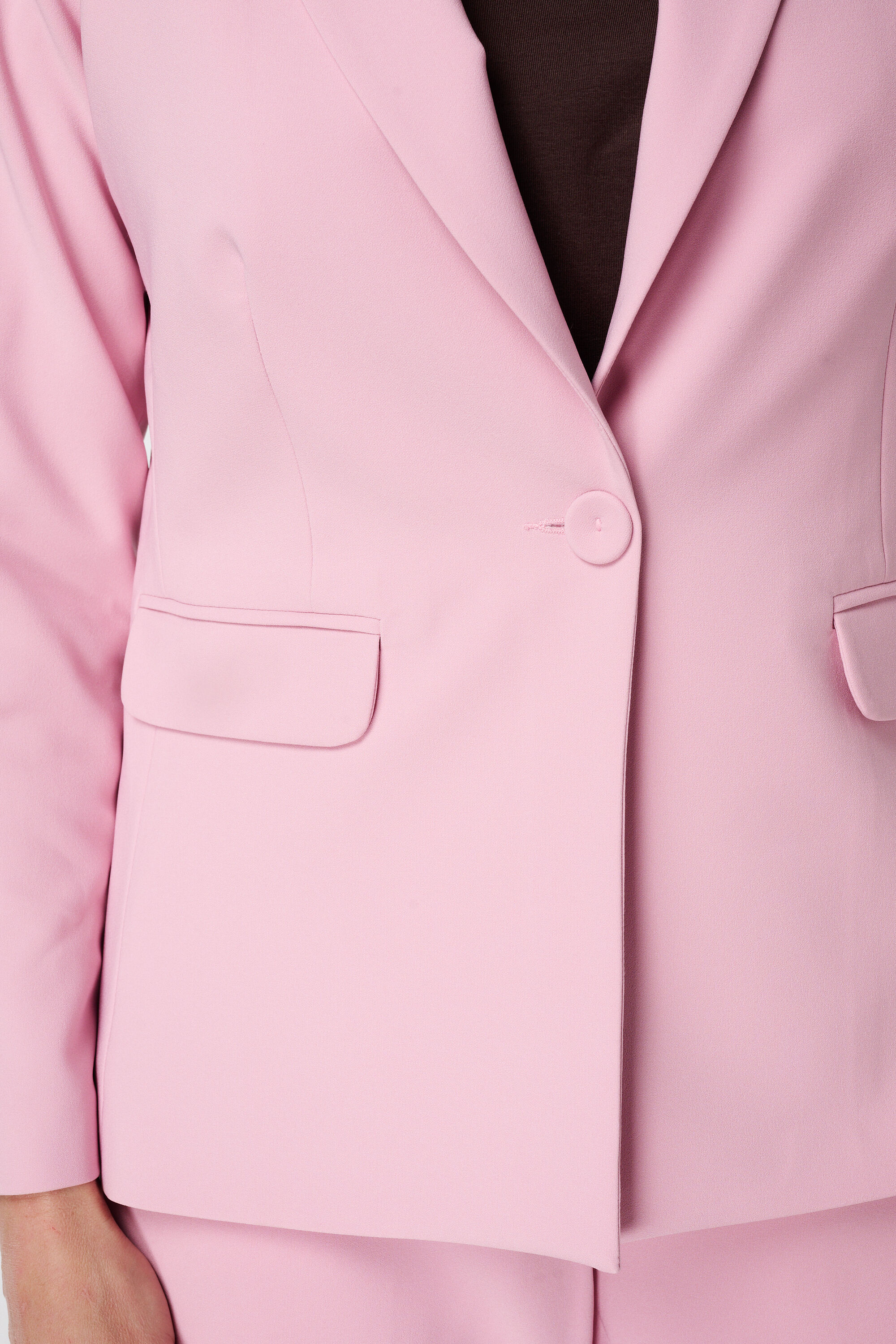 Blazer con cierre de un bot&oacute;n image number 6