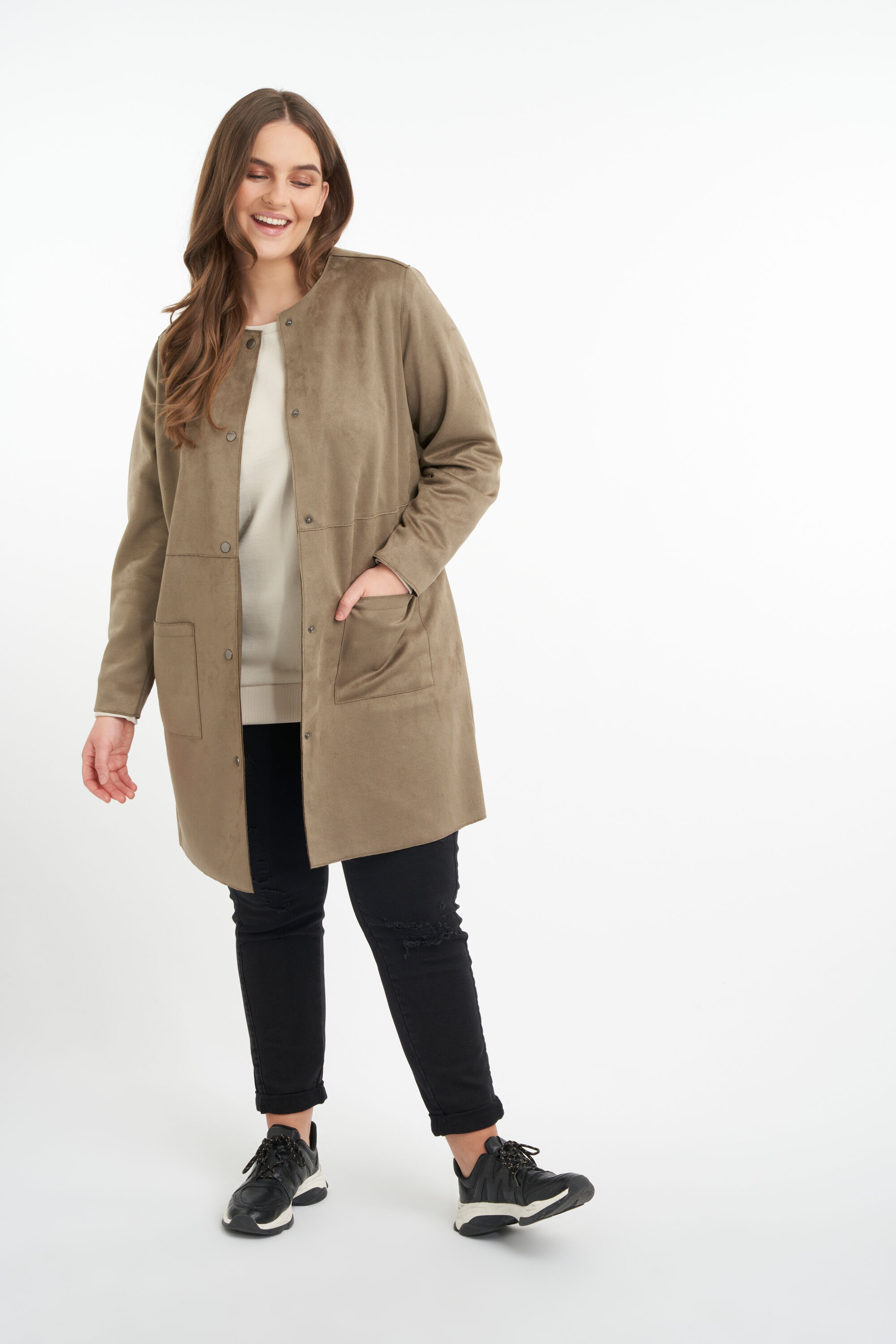 Chaqueta de antelina image number 5