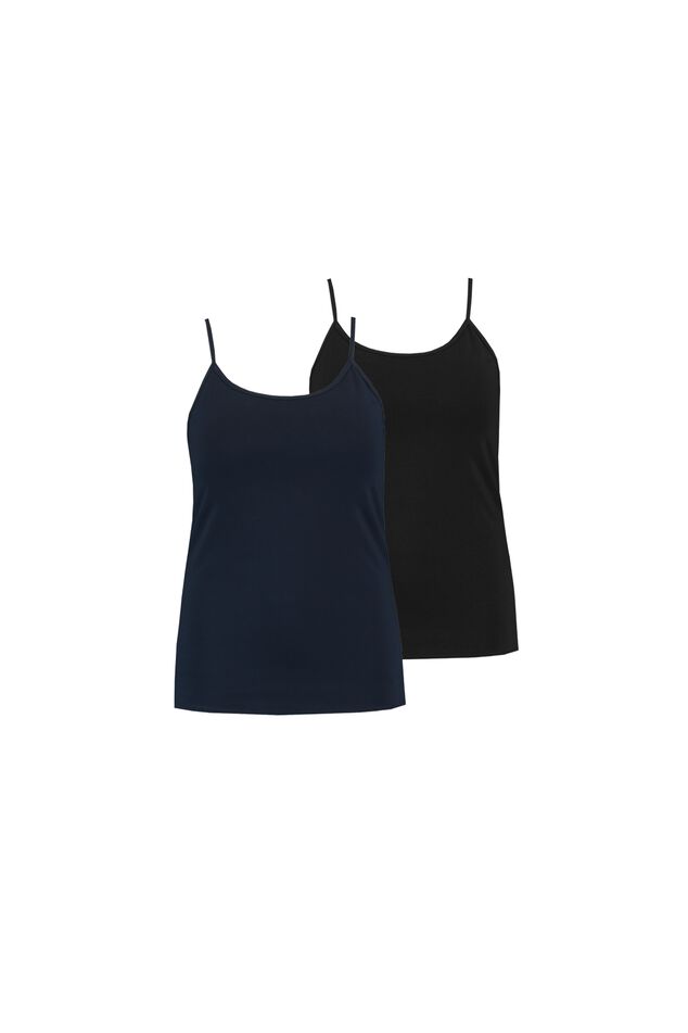 2 Camisola de algodón con tirantes finos image number 1